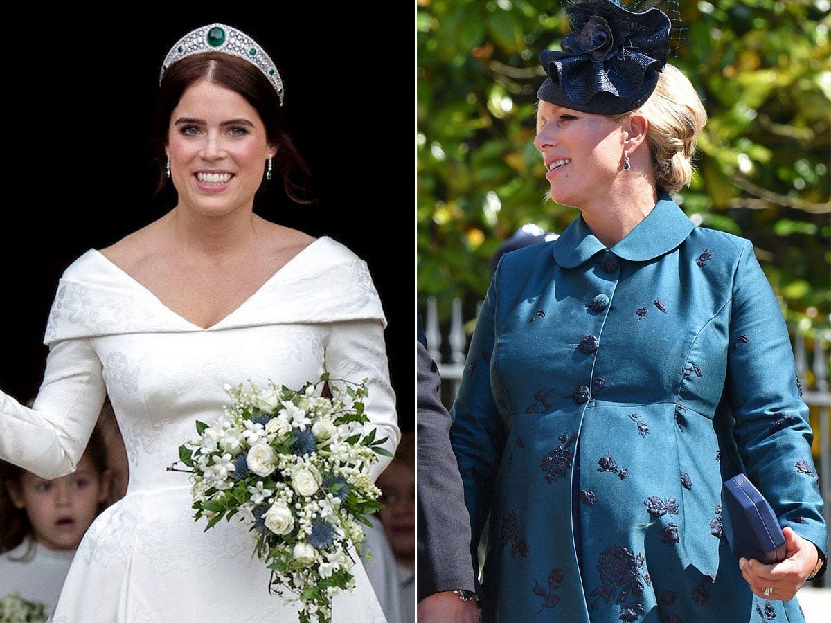 The Queen's granddaughters Princess Eugenie and Zara Tindall had a ...