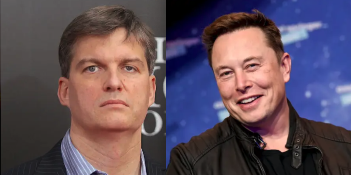 Michael Burry with Elon Musk