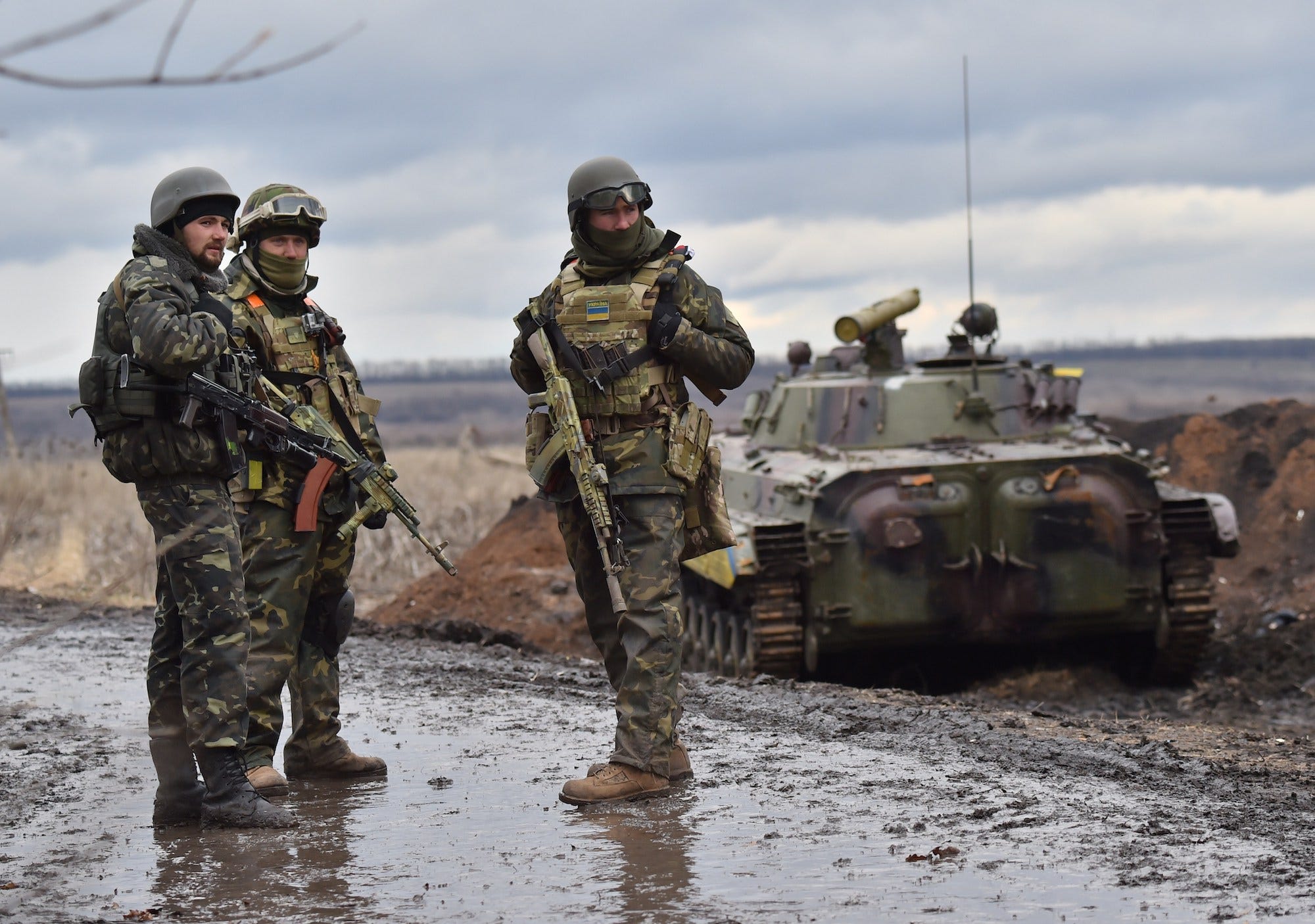 Ukraine military soldiers Debaltseve Donetsk