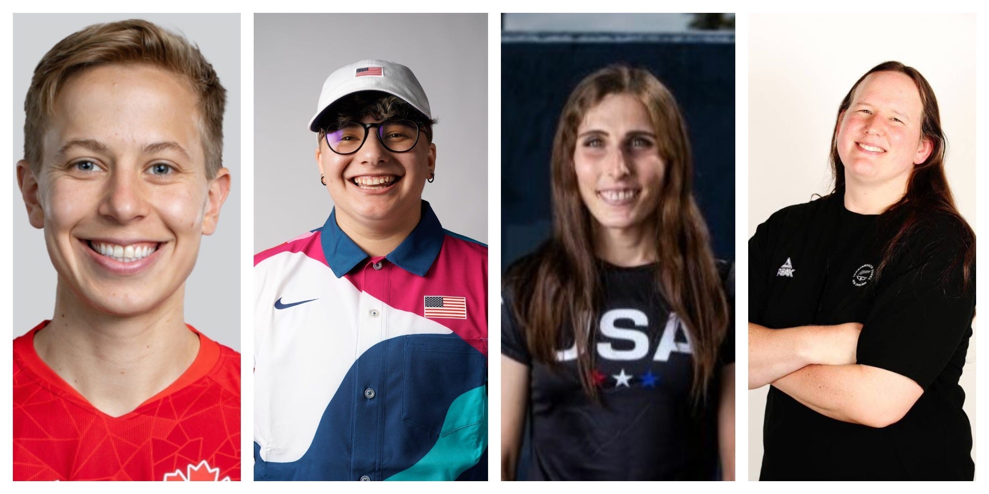 Four trans athletes that competed in the 2020 Olympics