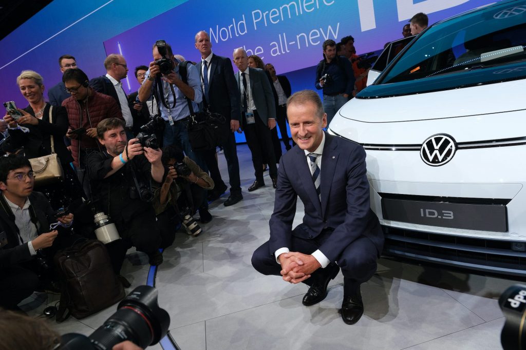 Herbert Diess, de topman van Volkswagen.