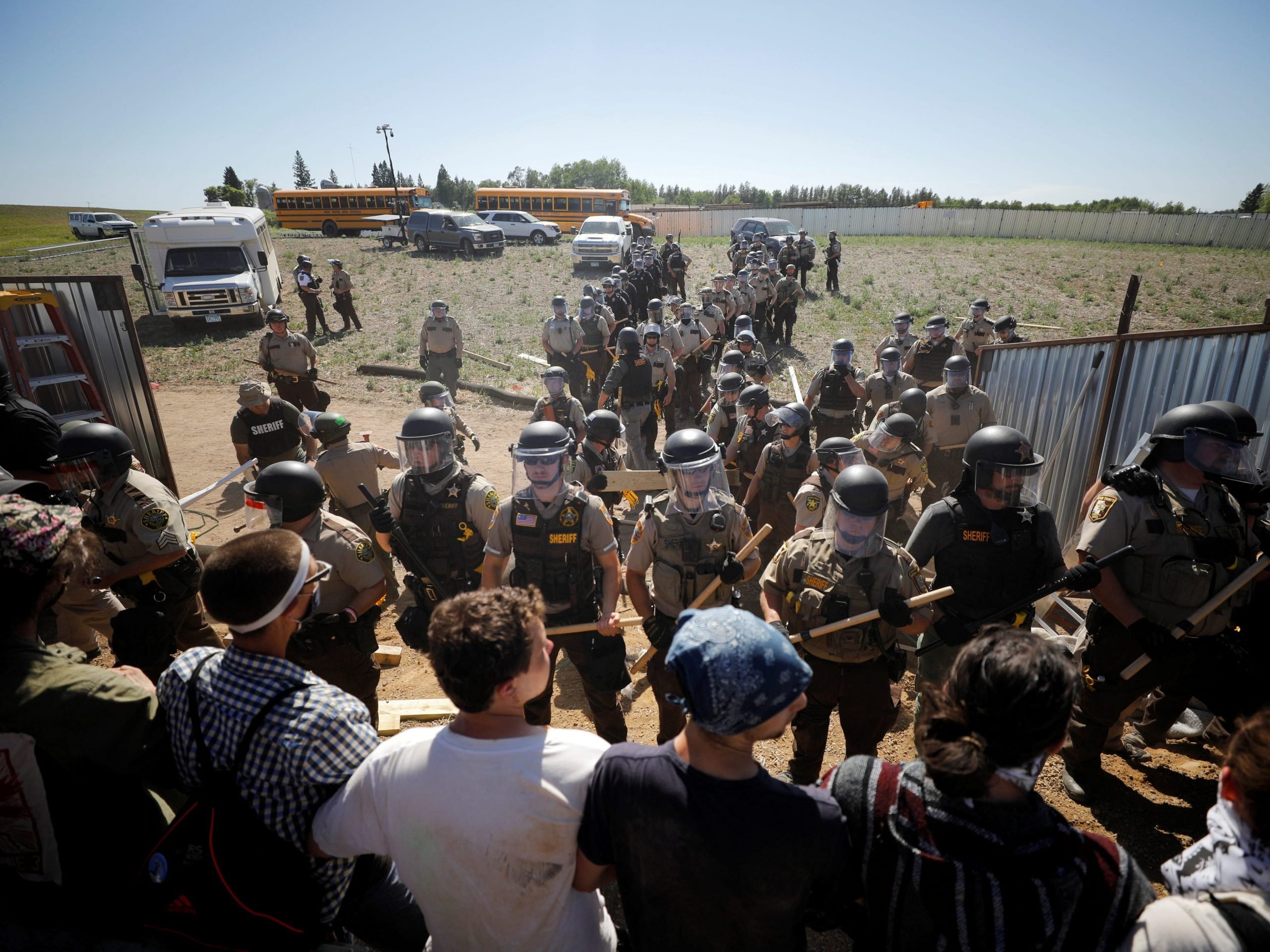 Enbridge Line 3 protestors in Minnesota June 2021