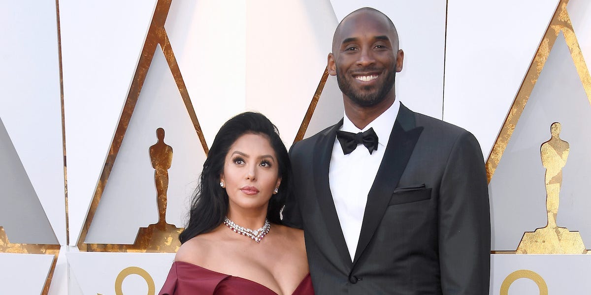 Kobe Bryant and Vanessa Laine Bryant