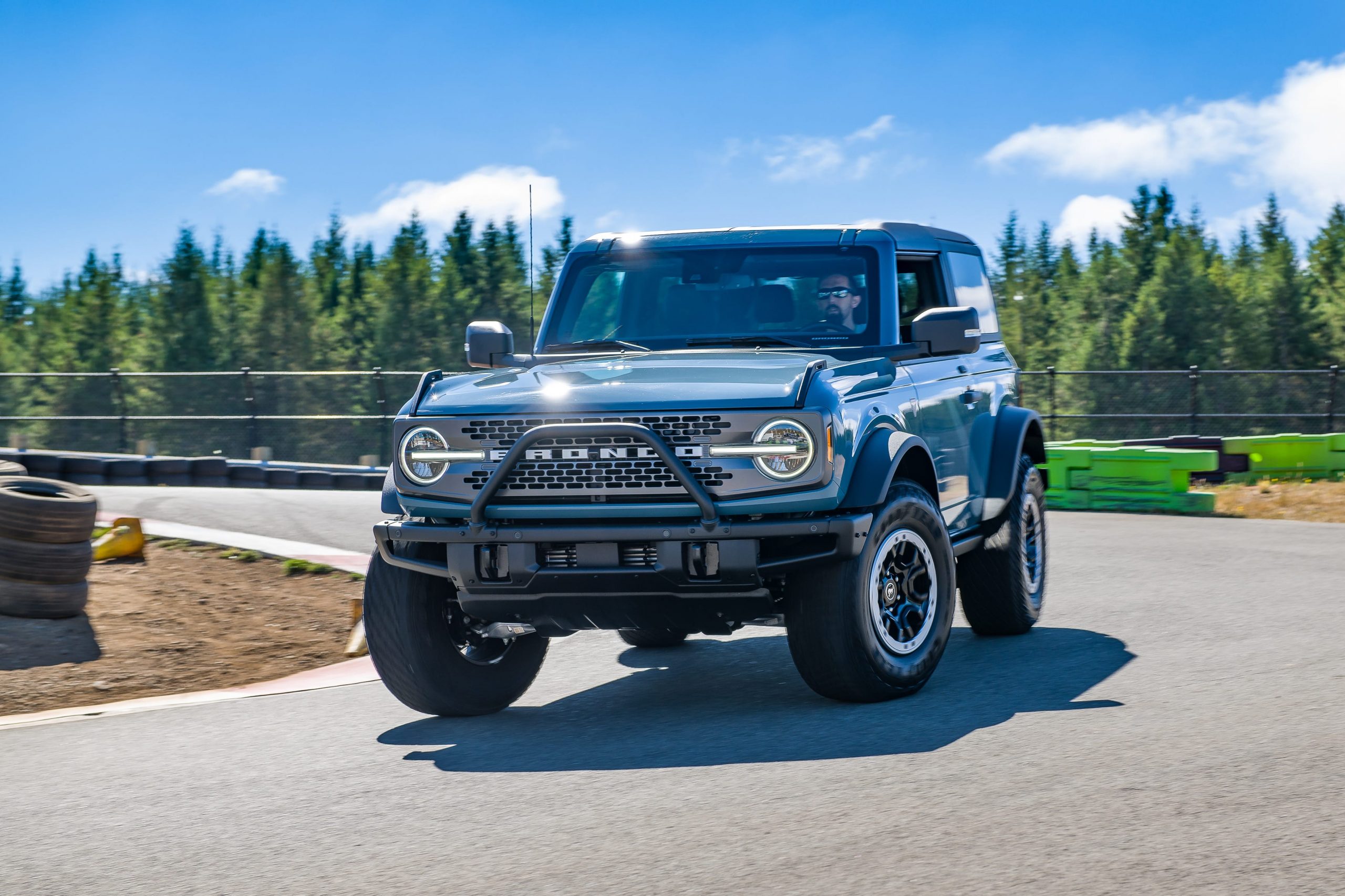 The 2021 Ford Bronco Badlands at Mudfest.