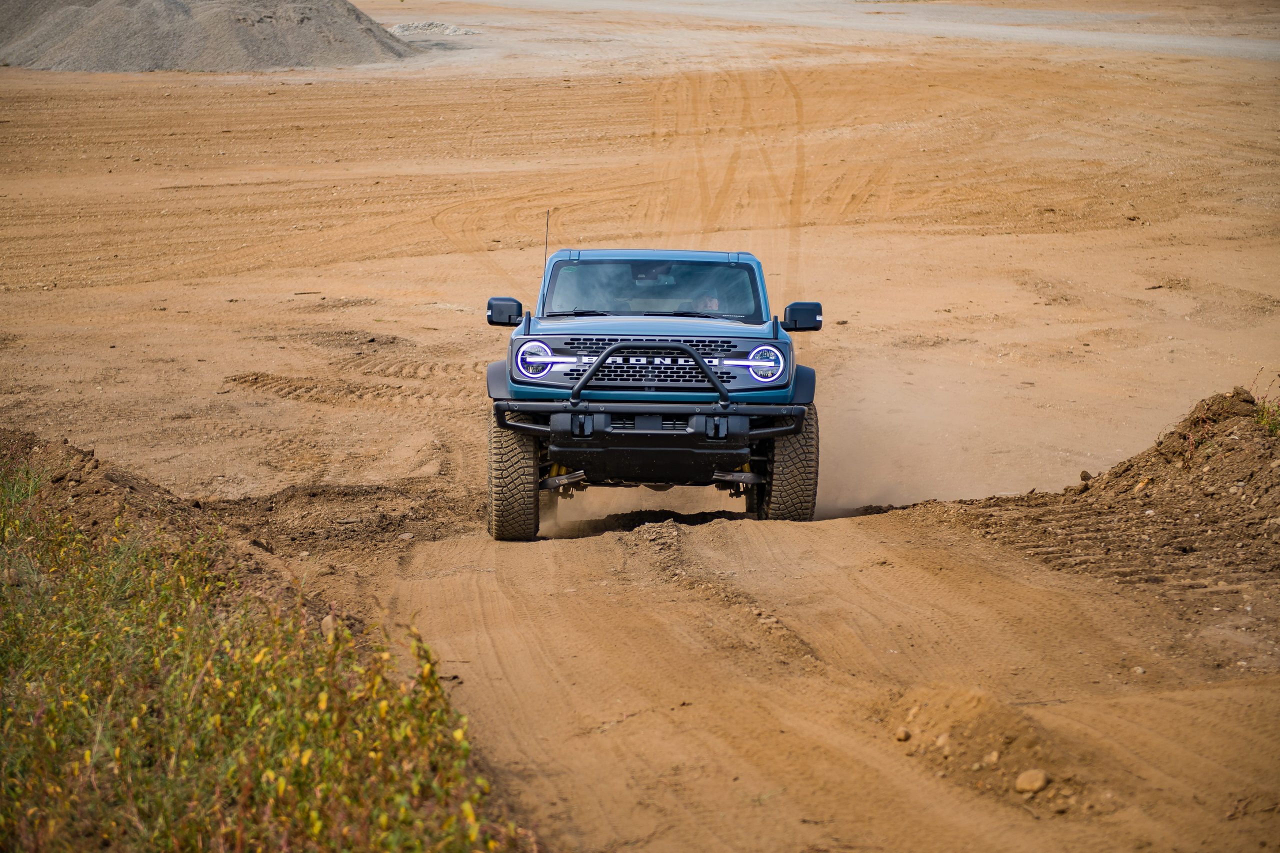 The 2021 Ford Bronco Badlands at Mudfest.