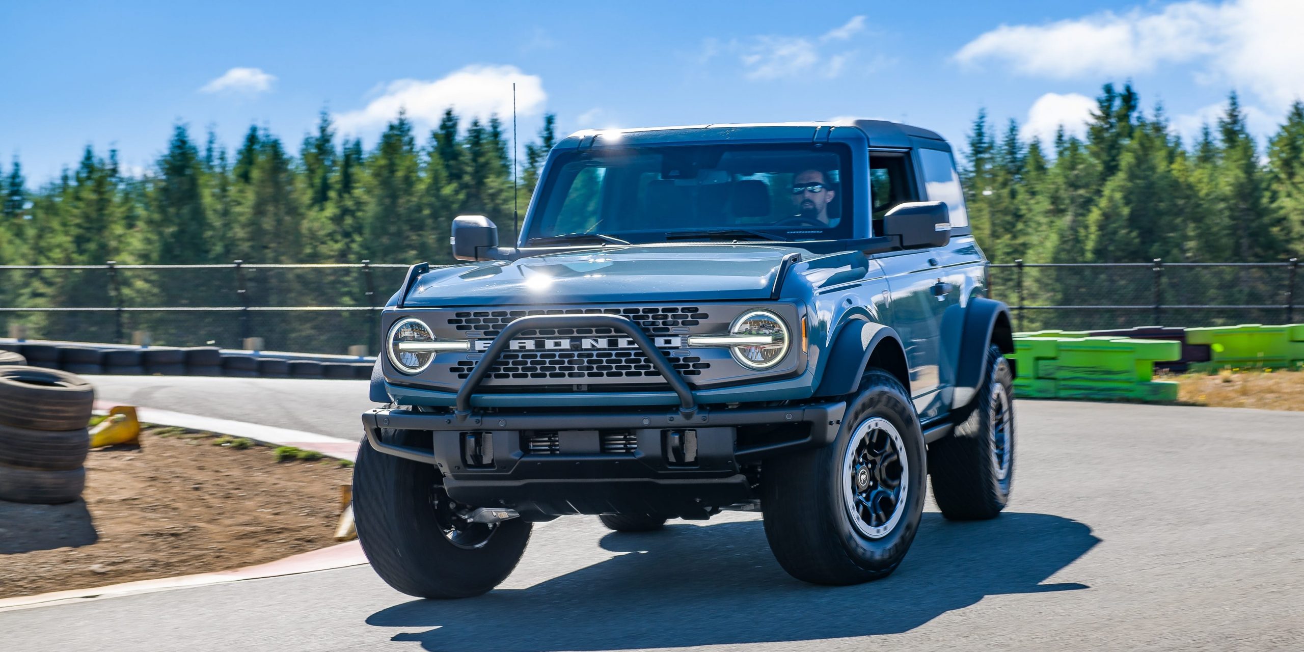 The 2021 Ford Bronco Badlands at Mudfest.