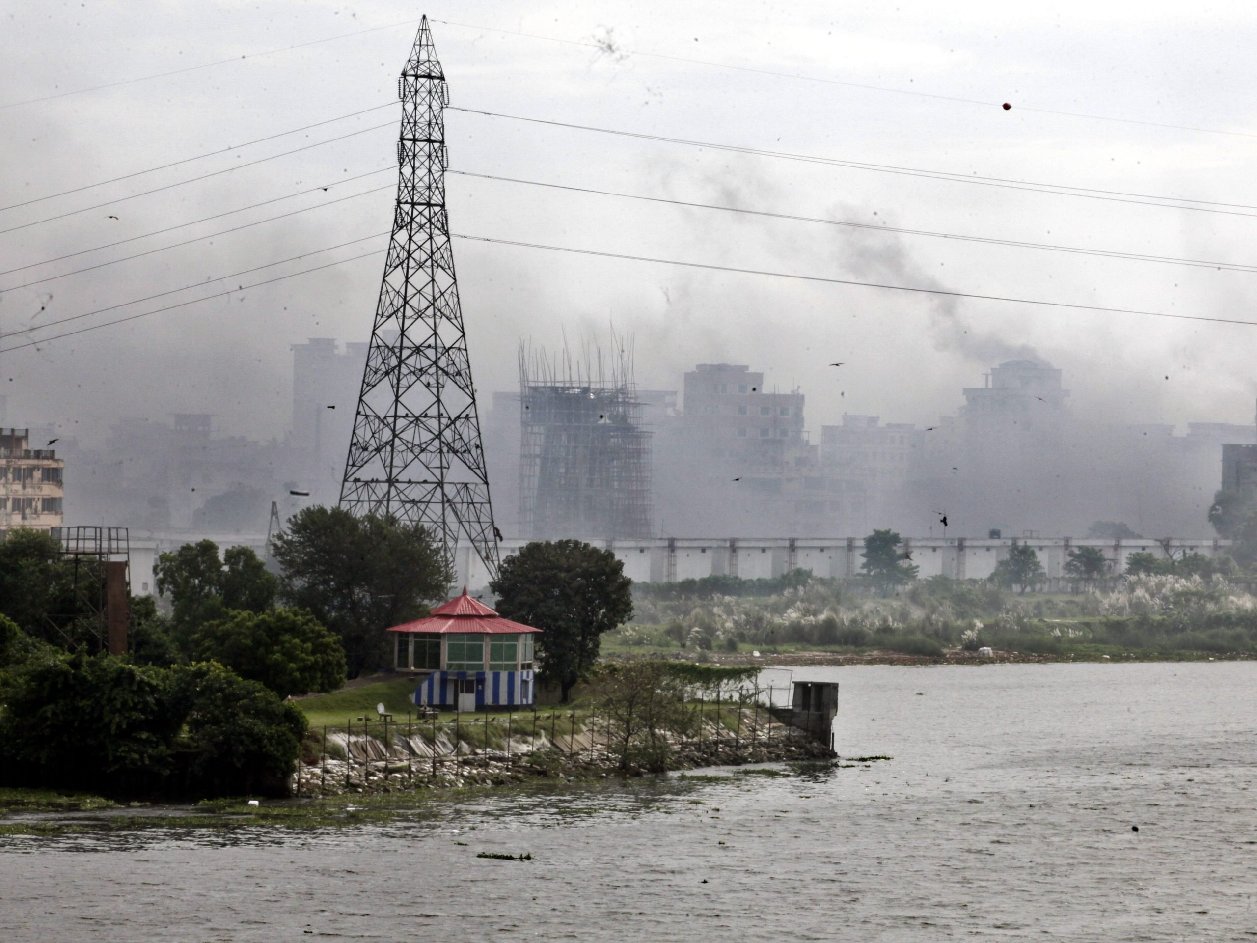 eneral view of toxic smoke that comes out of factories, people are at extreme risk to public health.