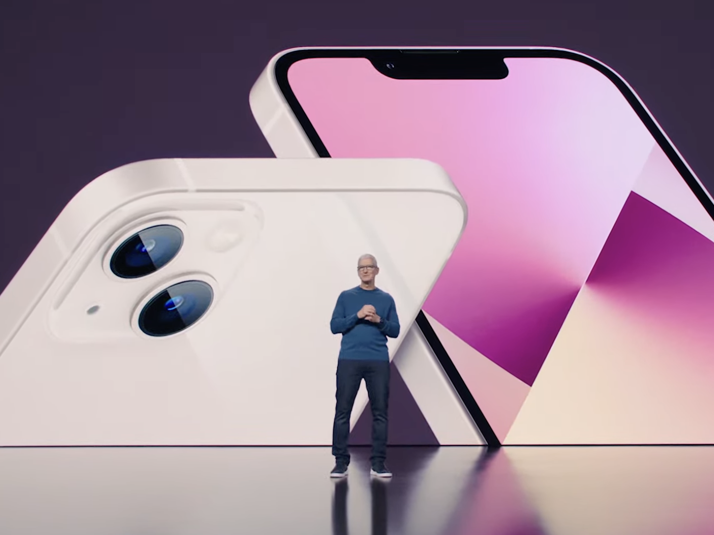 Tim Cook and iPhone 13