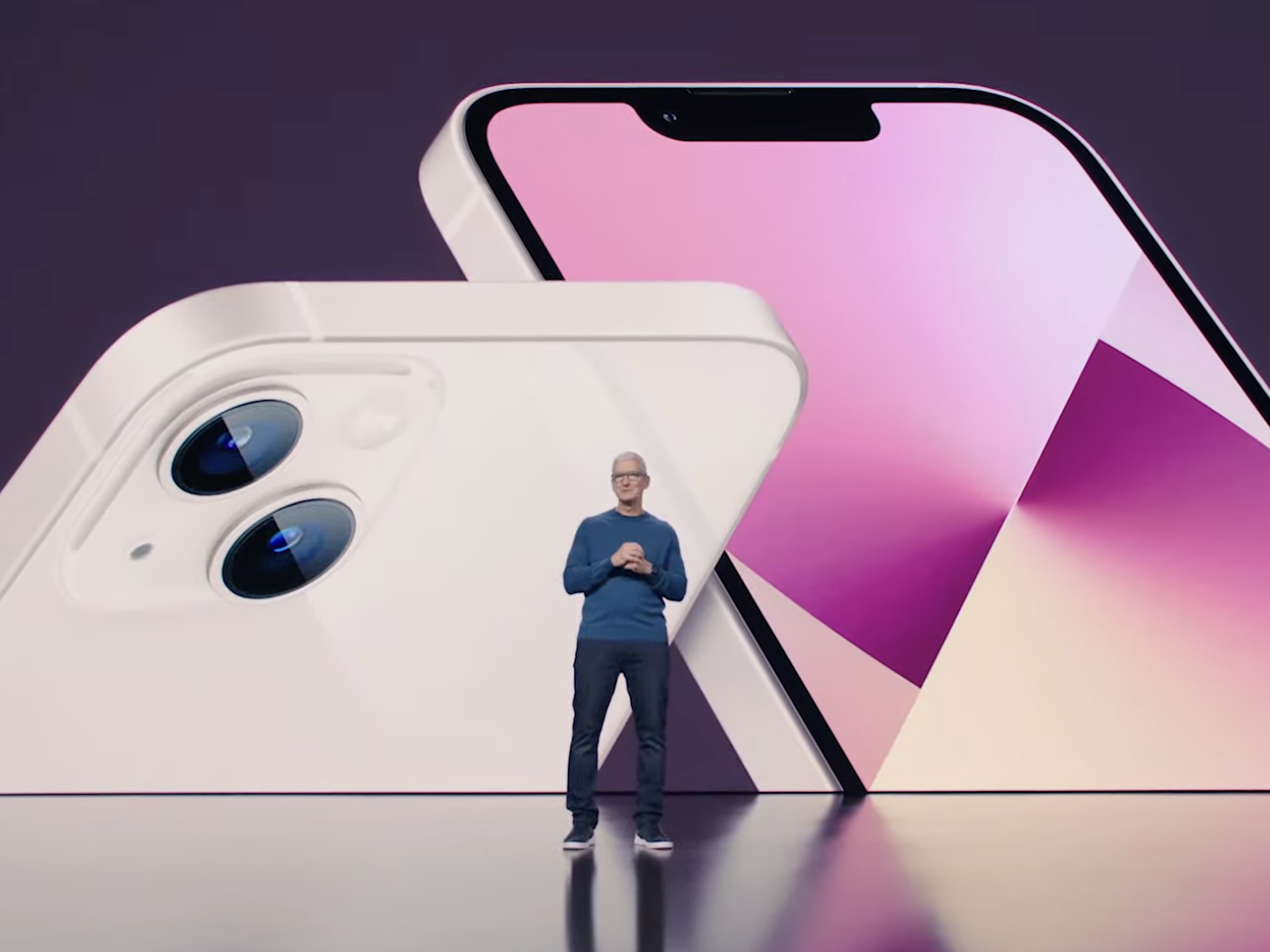 Tim Cook and iPhone 13