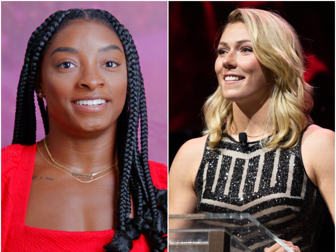 Simone Biles and Mikaela Shiffrin