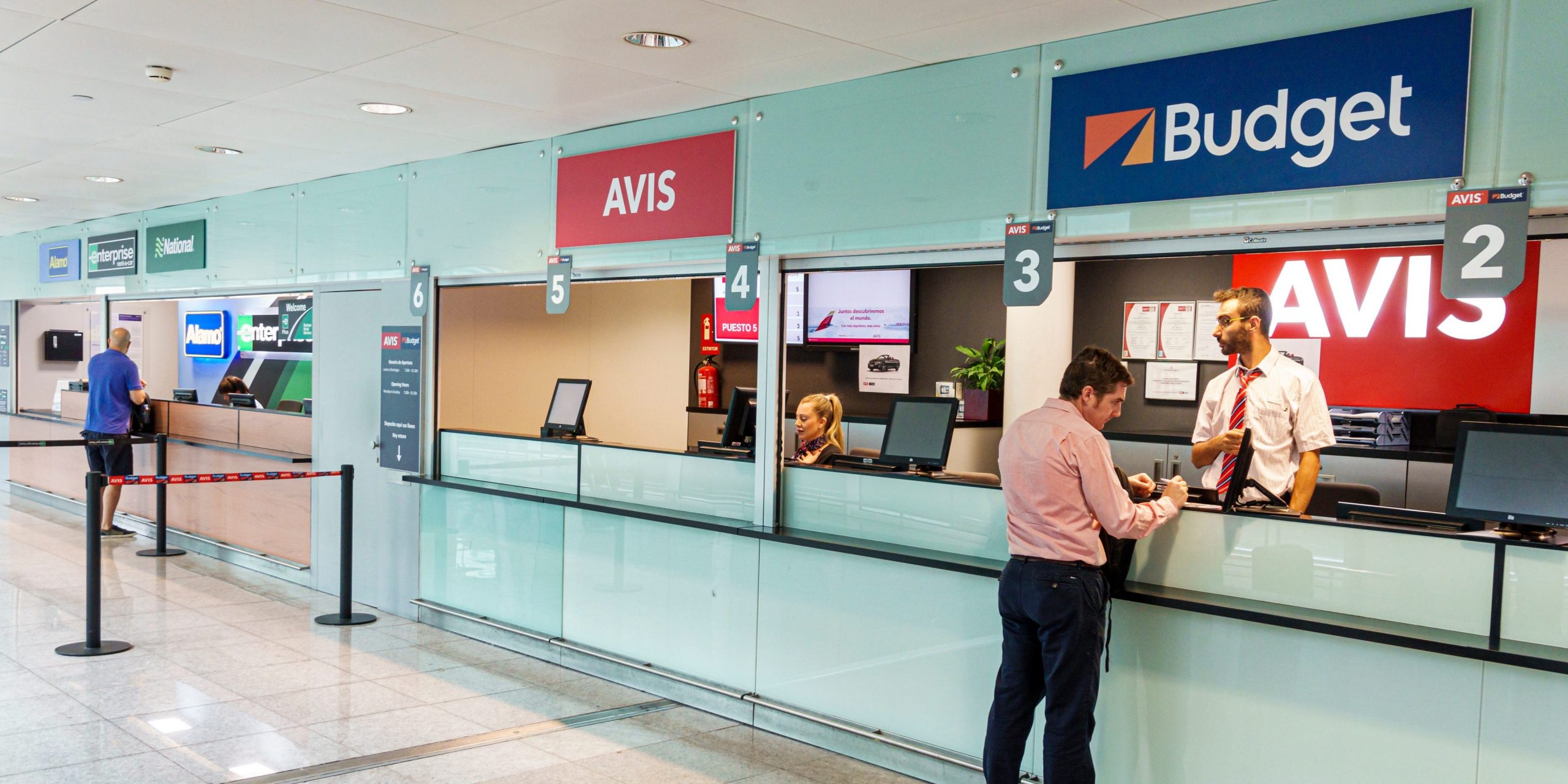 Avis car rental station