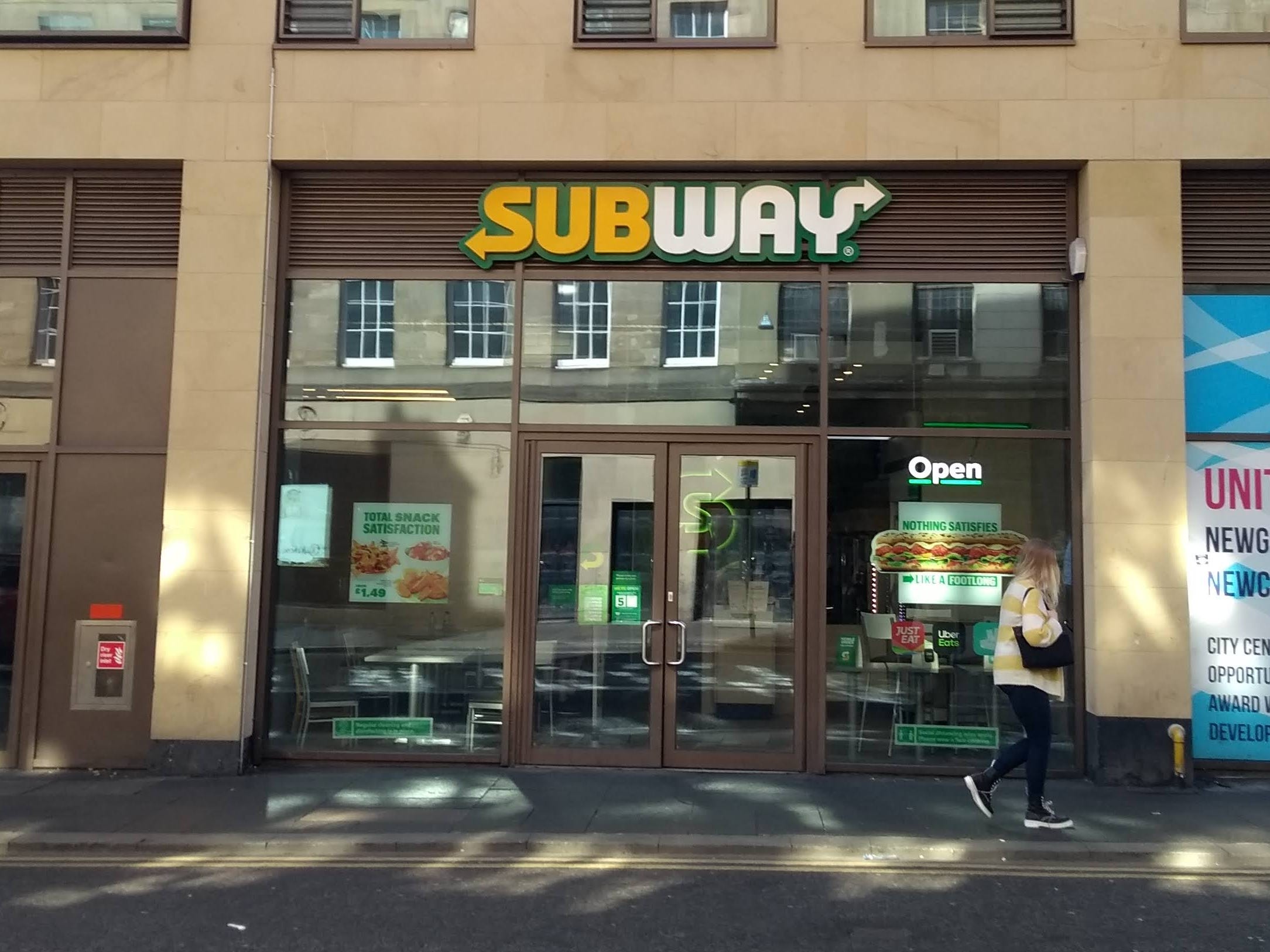 Subway first-time visit