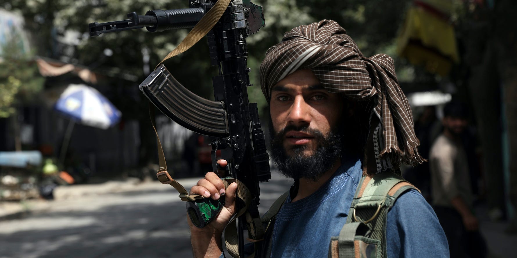 A Taliban fighter