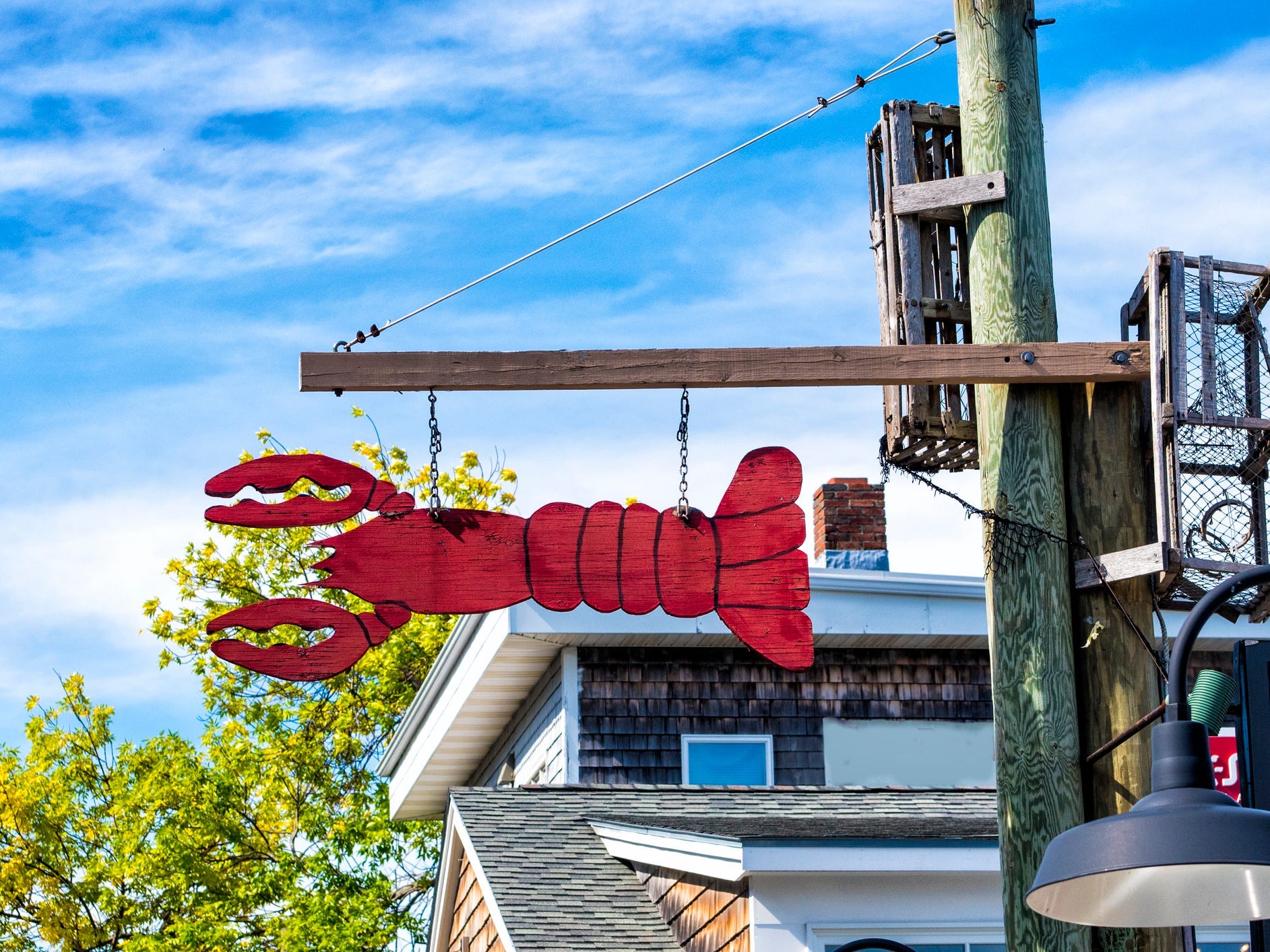 Maine lobster boat