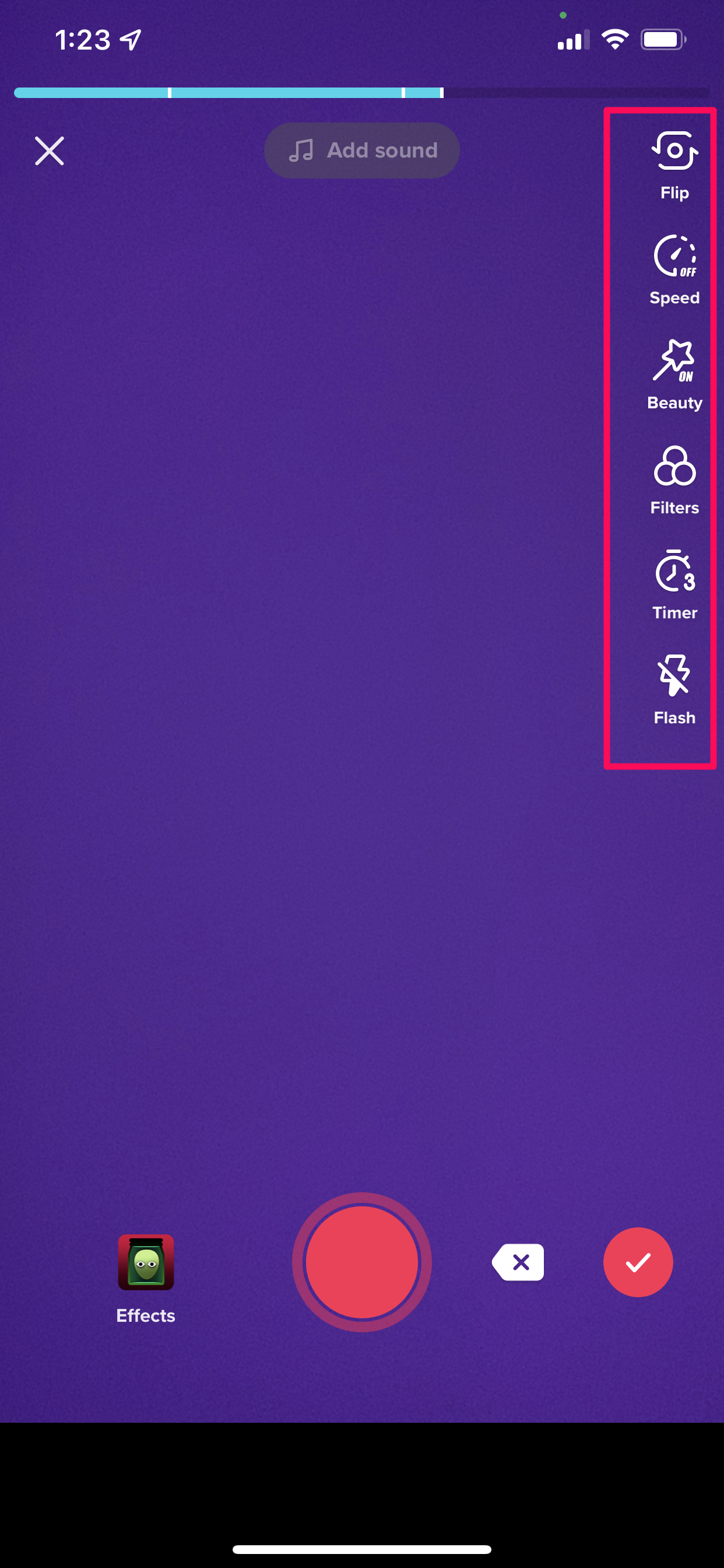 effects in tiktok app