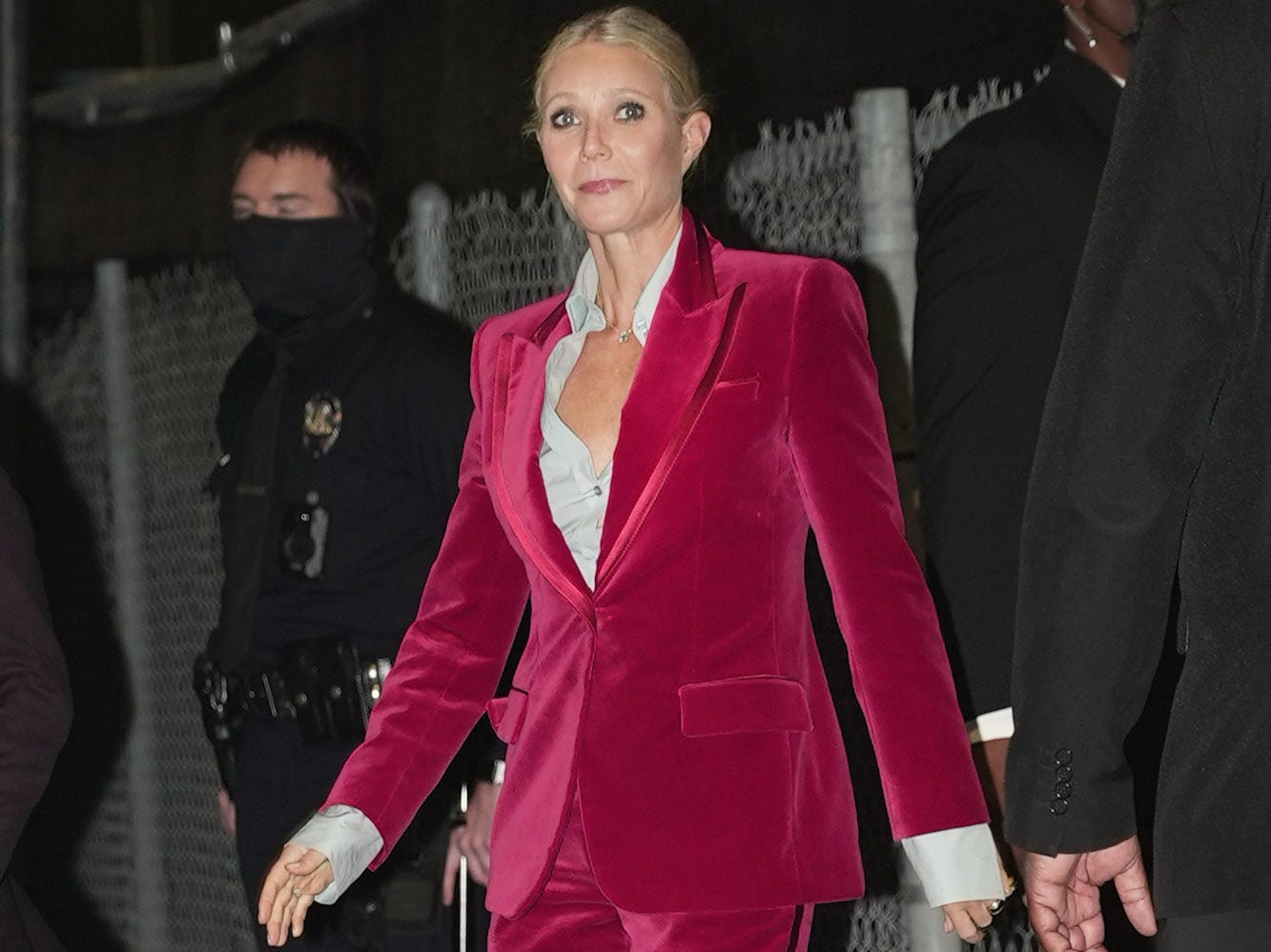 Gwyneth Paltrow attends the Gucci Love Parade in California on November 2, 2021.