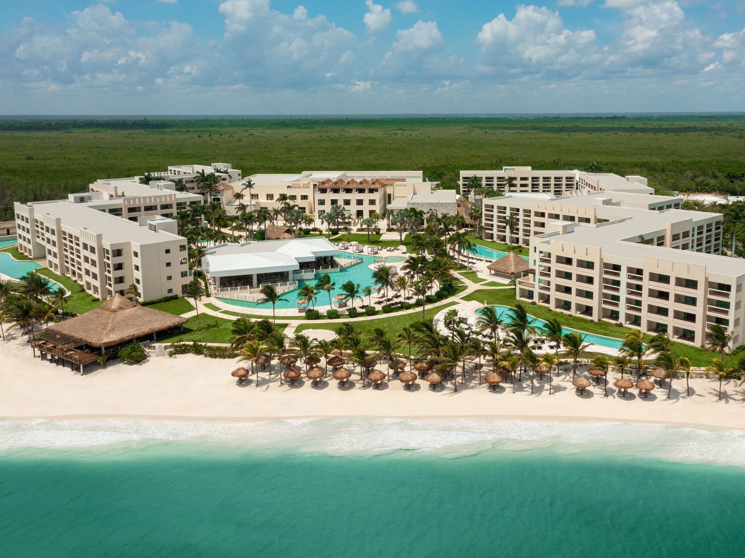 Hyatt Ziva Riviera Cancun Aerial View