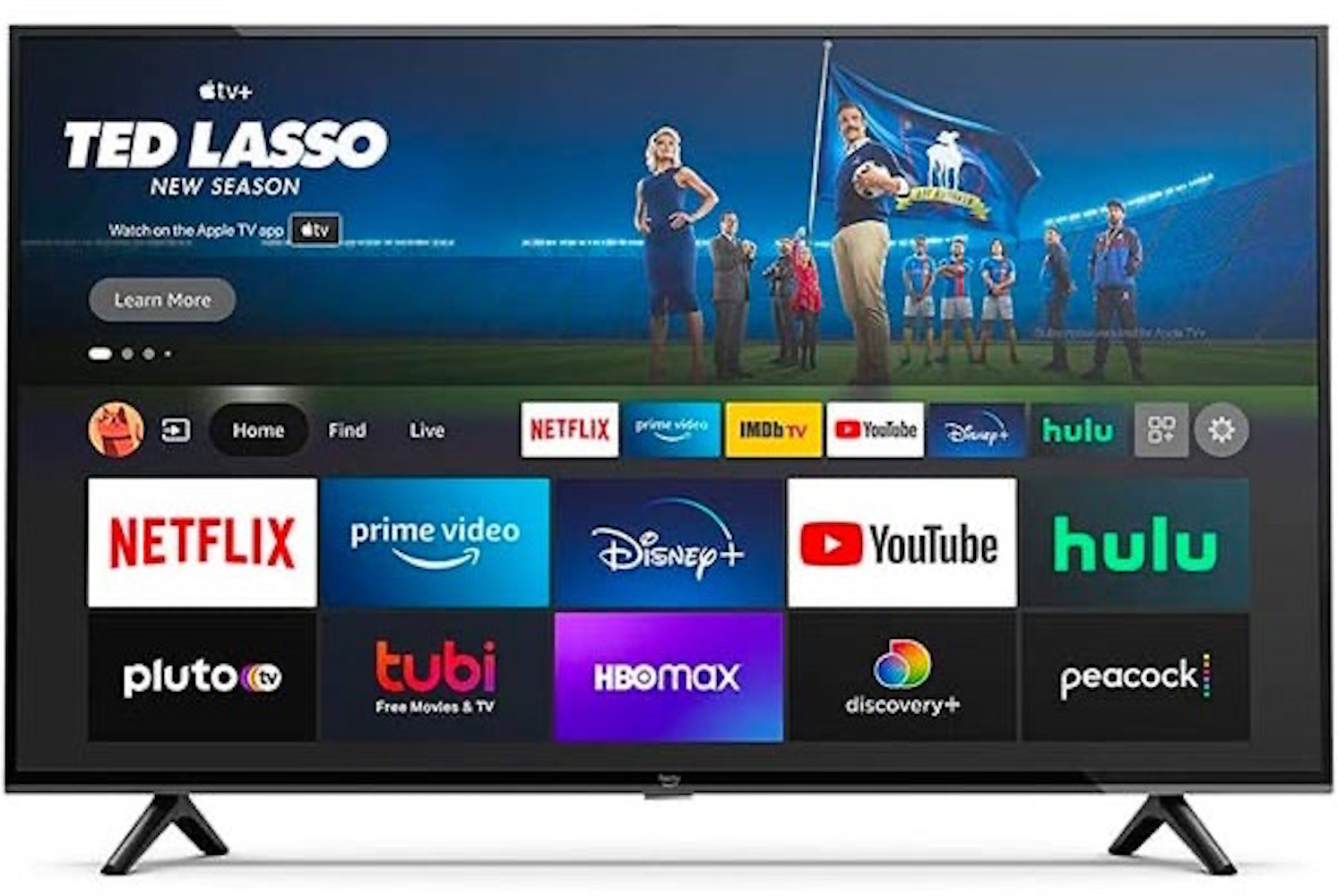 Image of streaming app options on Fire TV