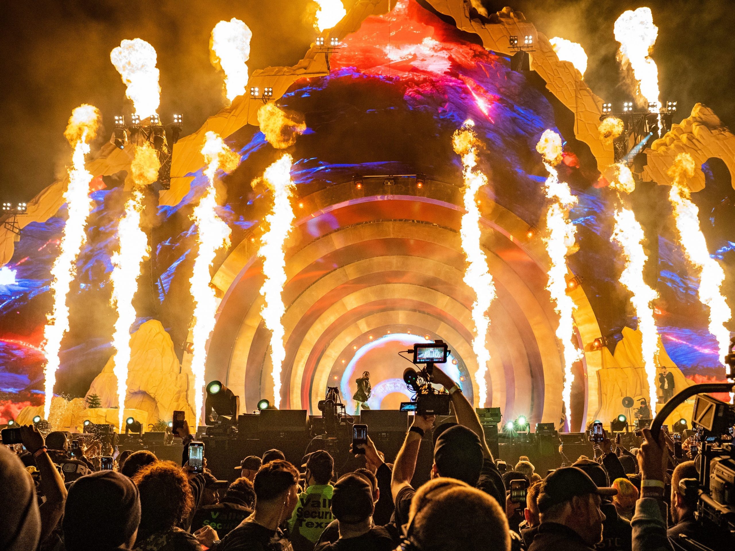 Travis Scott performs during 2021 Astroworld Festival at NRG Park on November 05, 2021 in Houston, Texas.