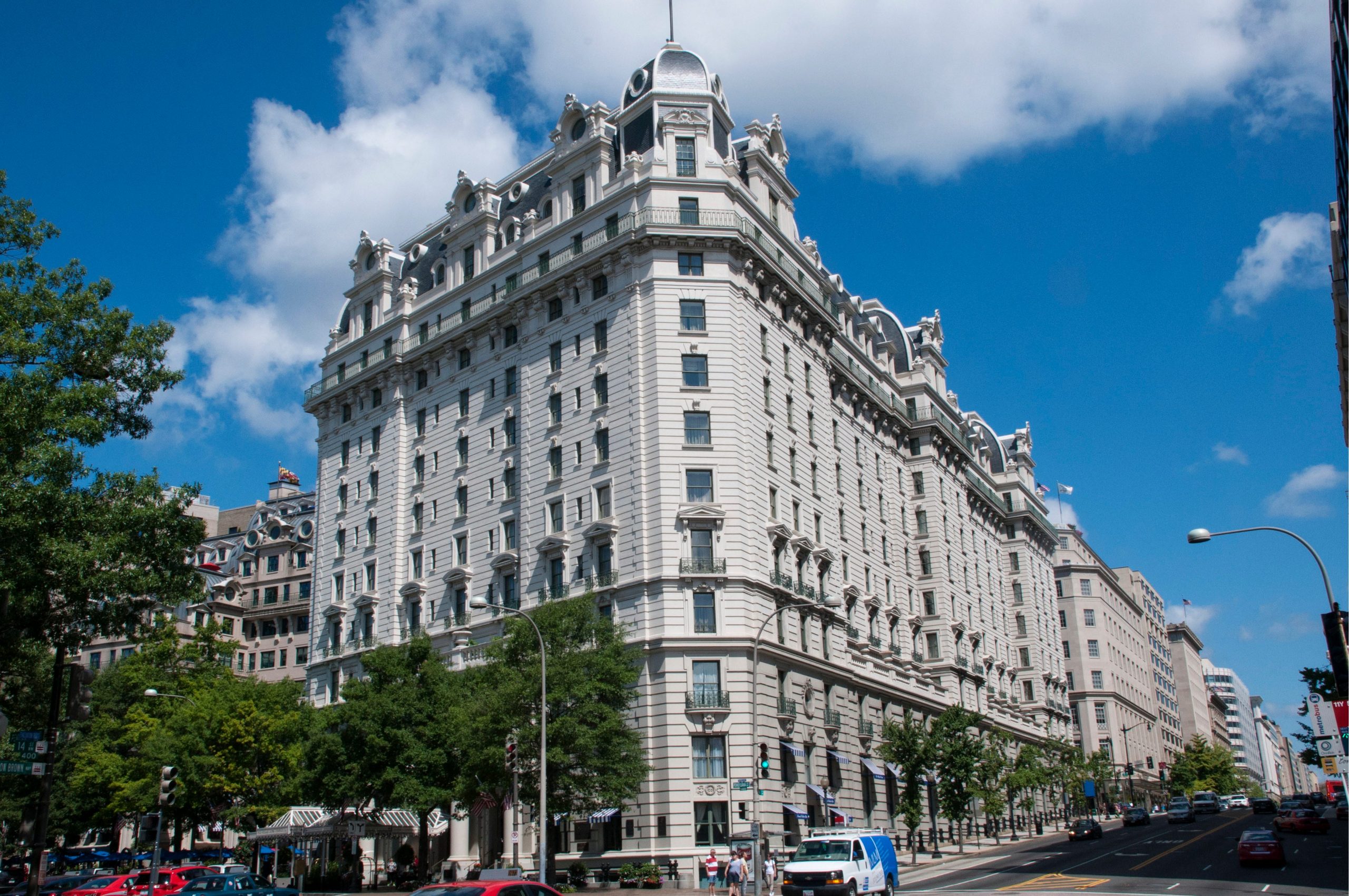 The Willard Intercontinental Hotel in Washington DC.