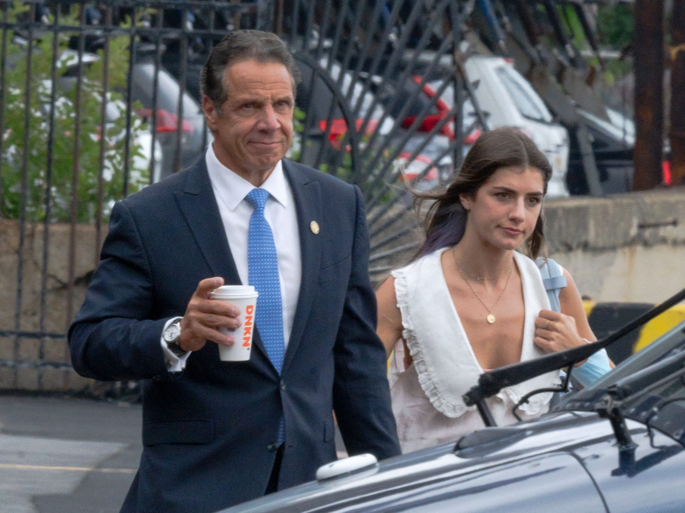 Andrew Cuomo with his daughter Michaela Kennedy-Cuomo