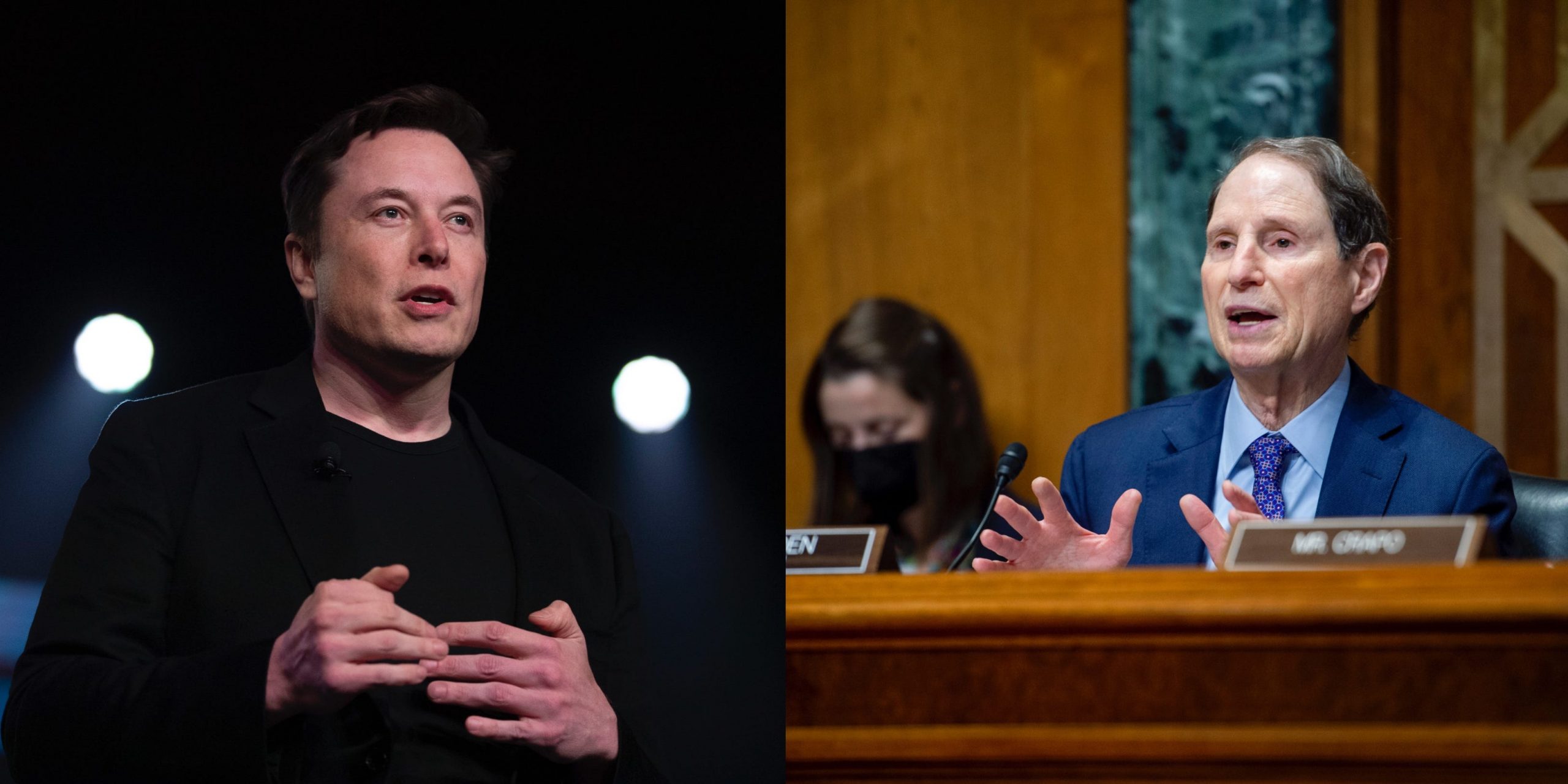 Elon Musk and Ron Wyden