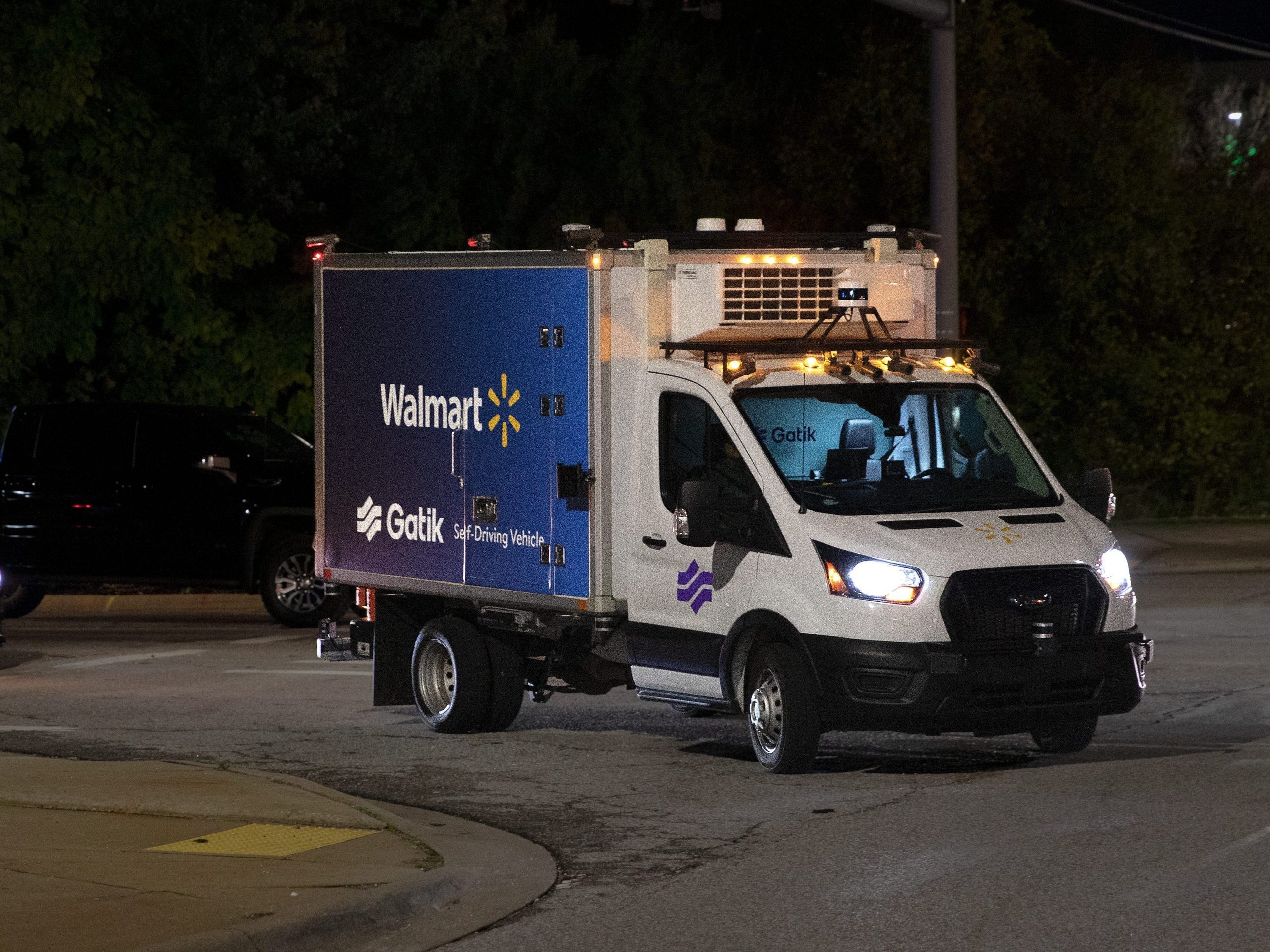 Gatik/Walmart driverless truck