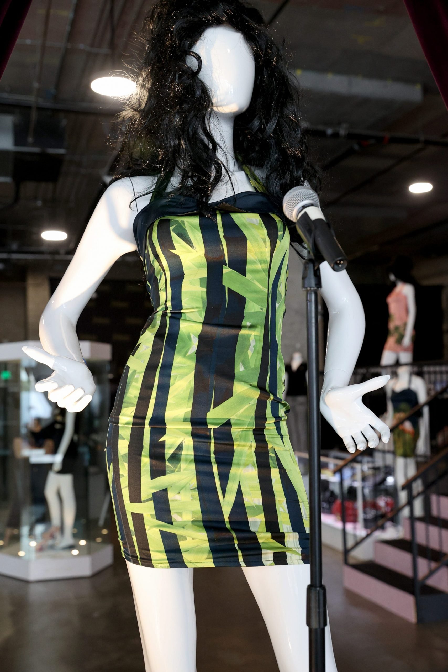 A dress worn by Amy Winehouse in 2011.