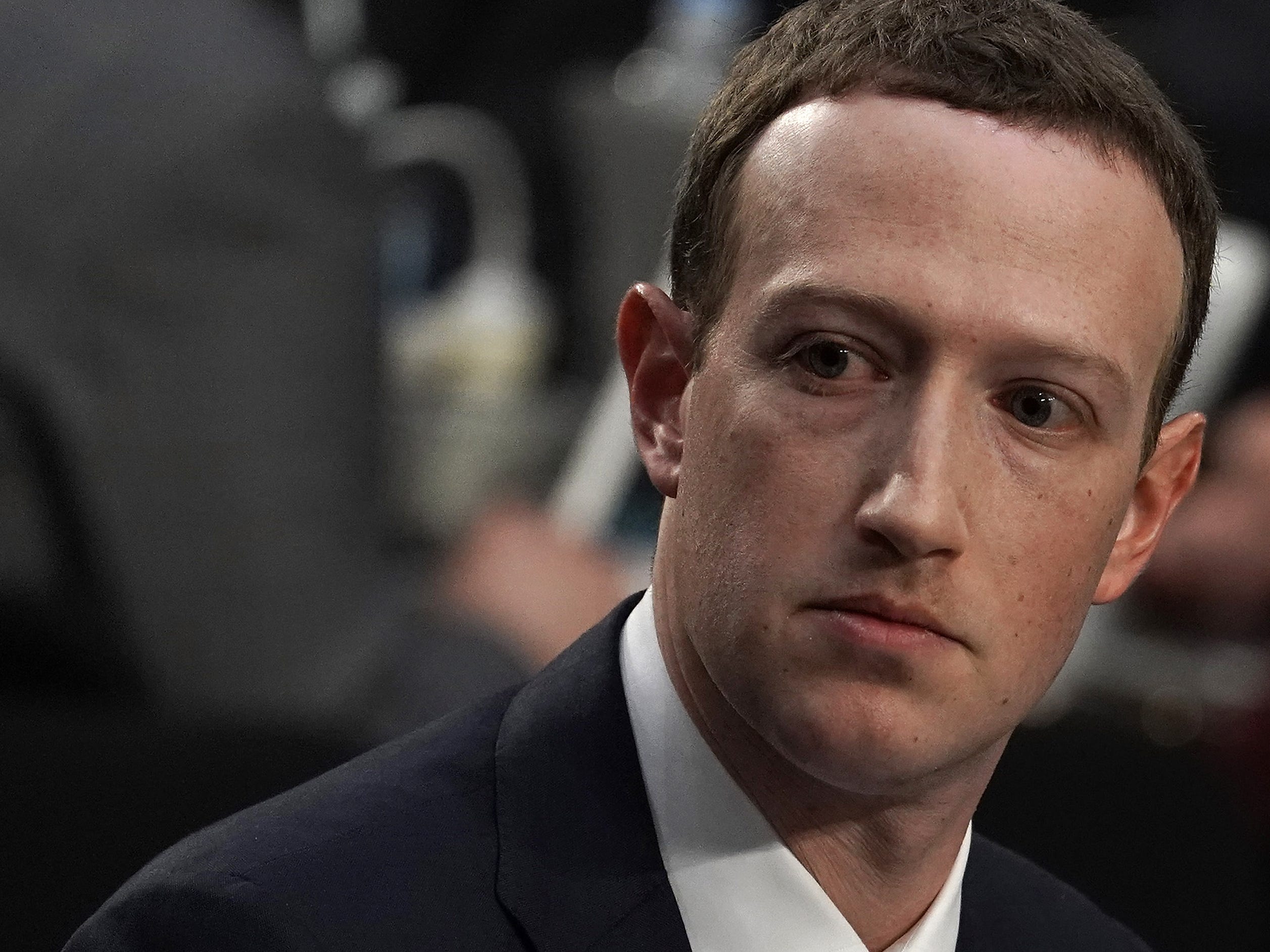Facebook CEO Mark Zuckerberg testifies before the US Senate