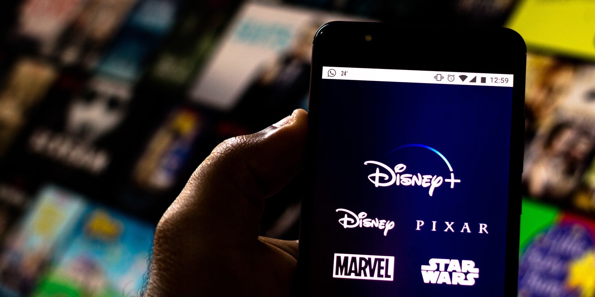 Disney Plus app and library