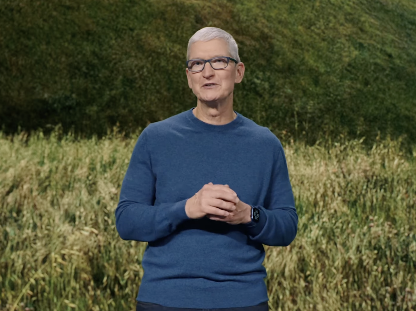 Tim Cook at Apple's iPhone 13 event