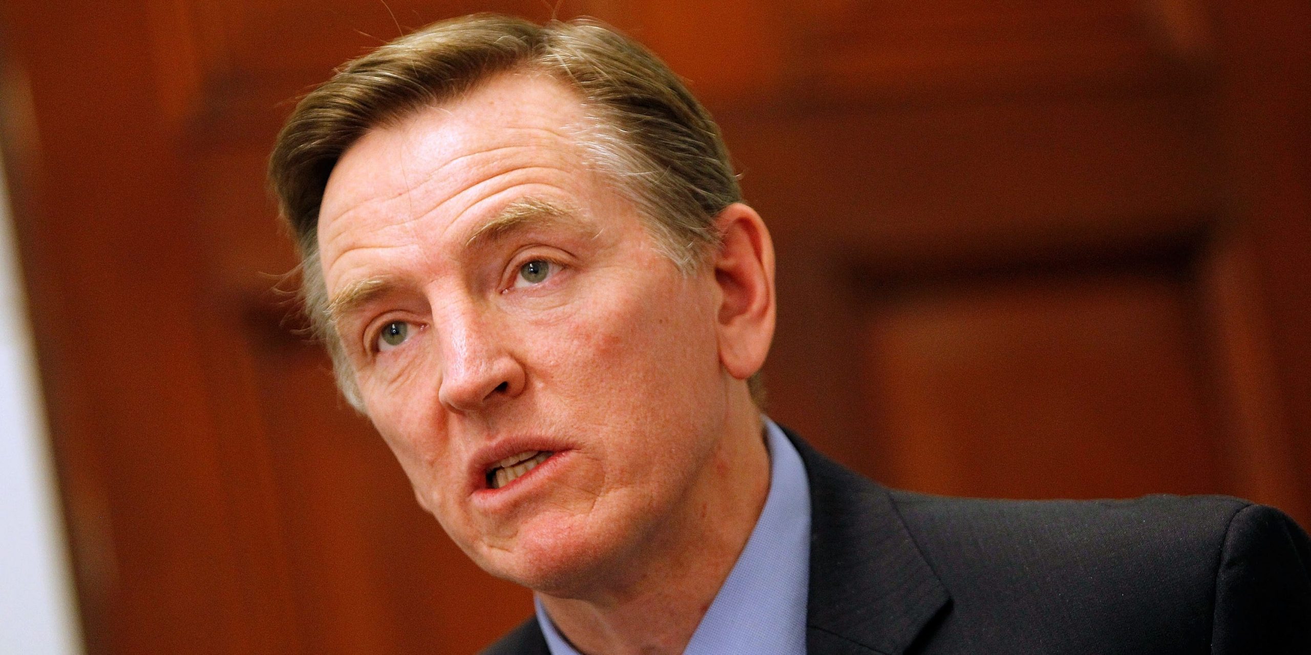 Rep. Paul Gosar speaks at a news conference.