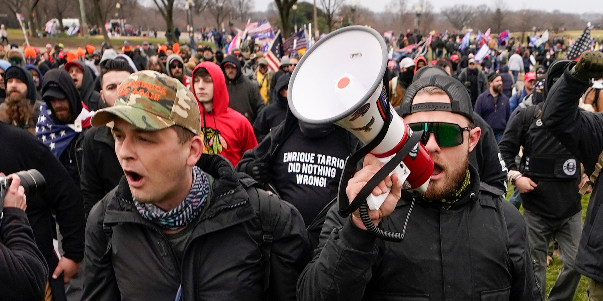 Proud Boys head to the Capitol on January 6