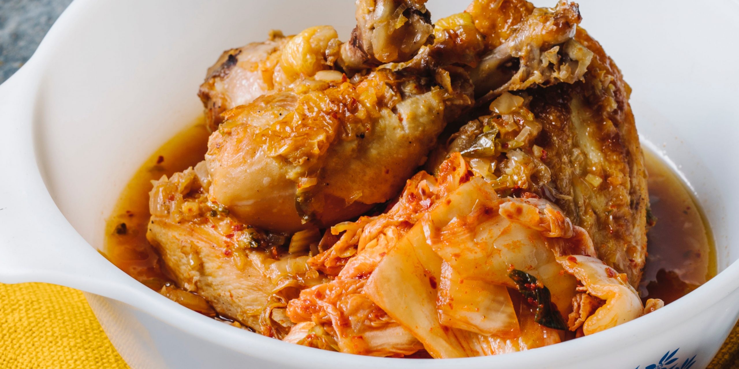 Kimchi Braised Chicken