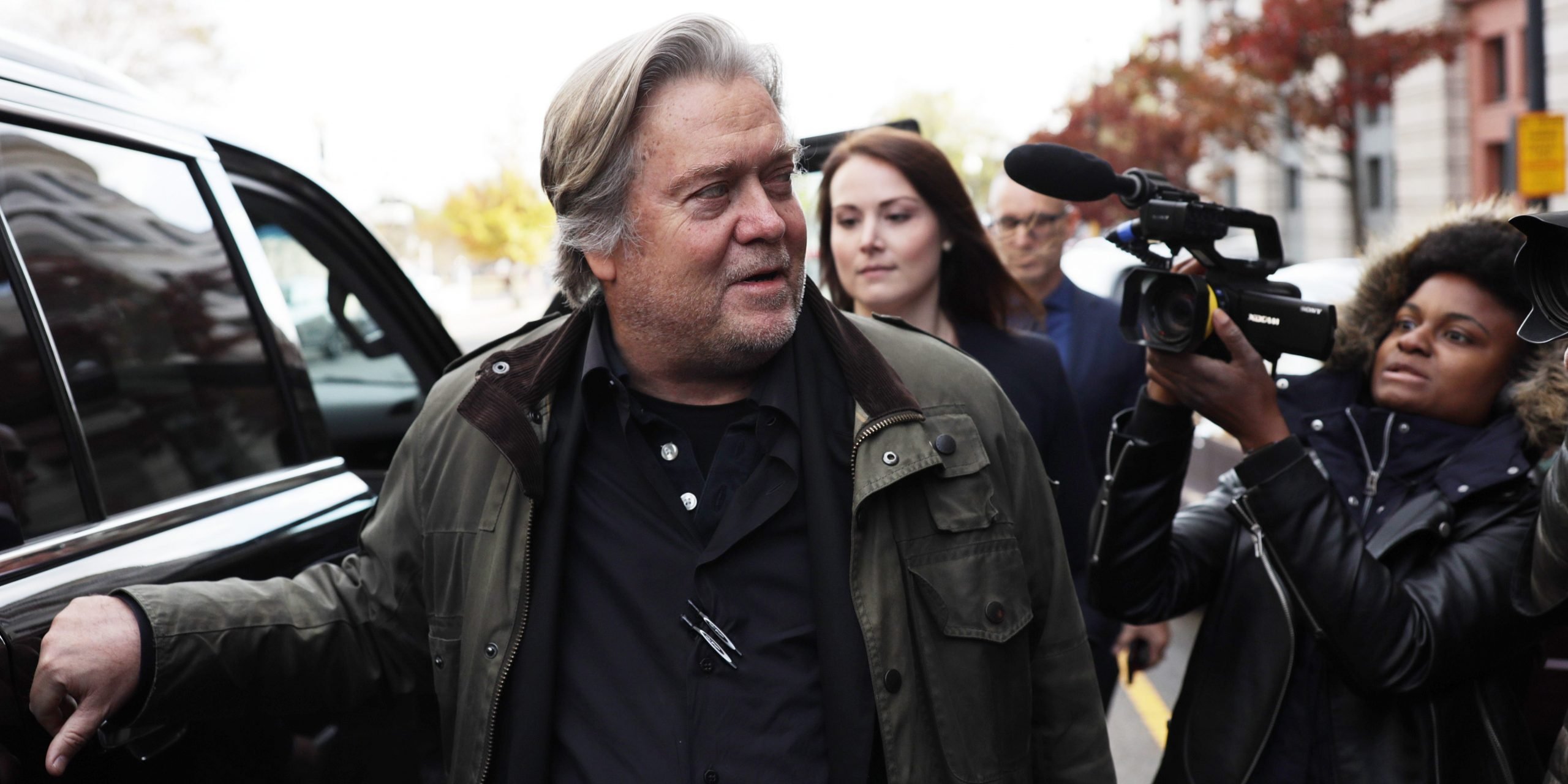 Steve Bannon at Stone trial