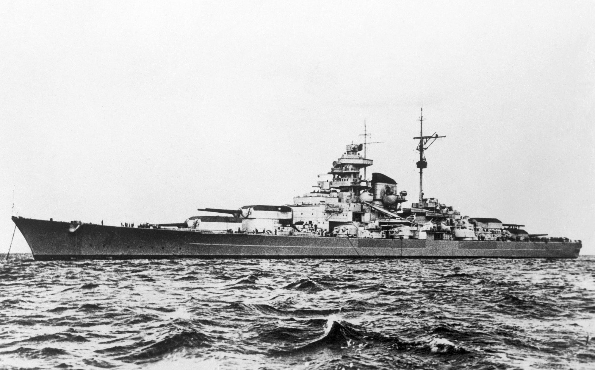 German battleship Tirpitz during World War II