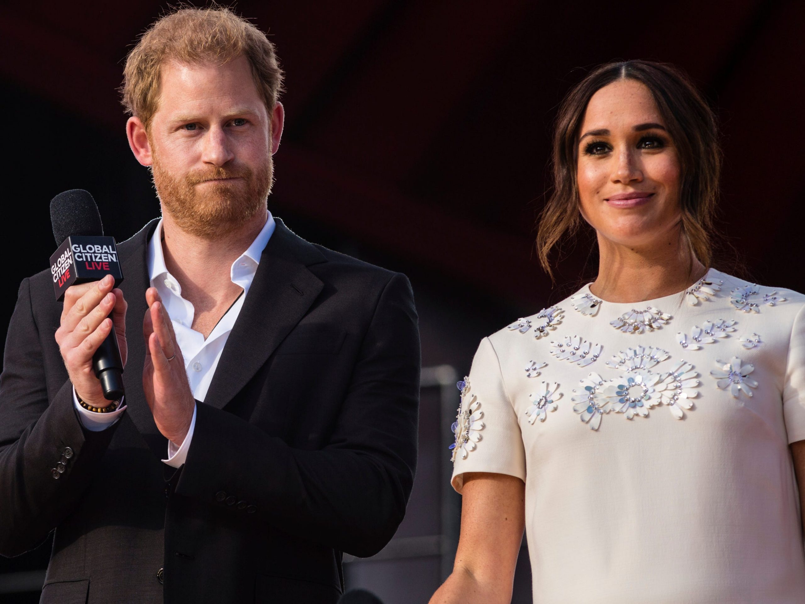 Prince Harry and Meghan Markle speak