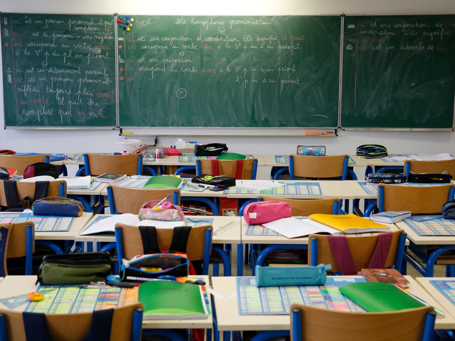 Primary school classroom