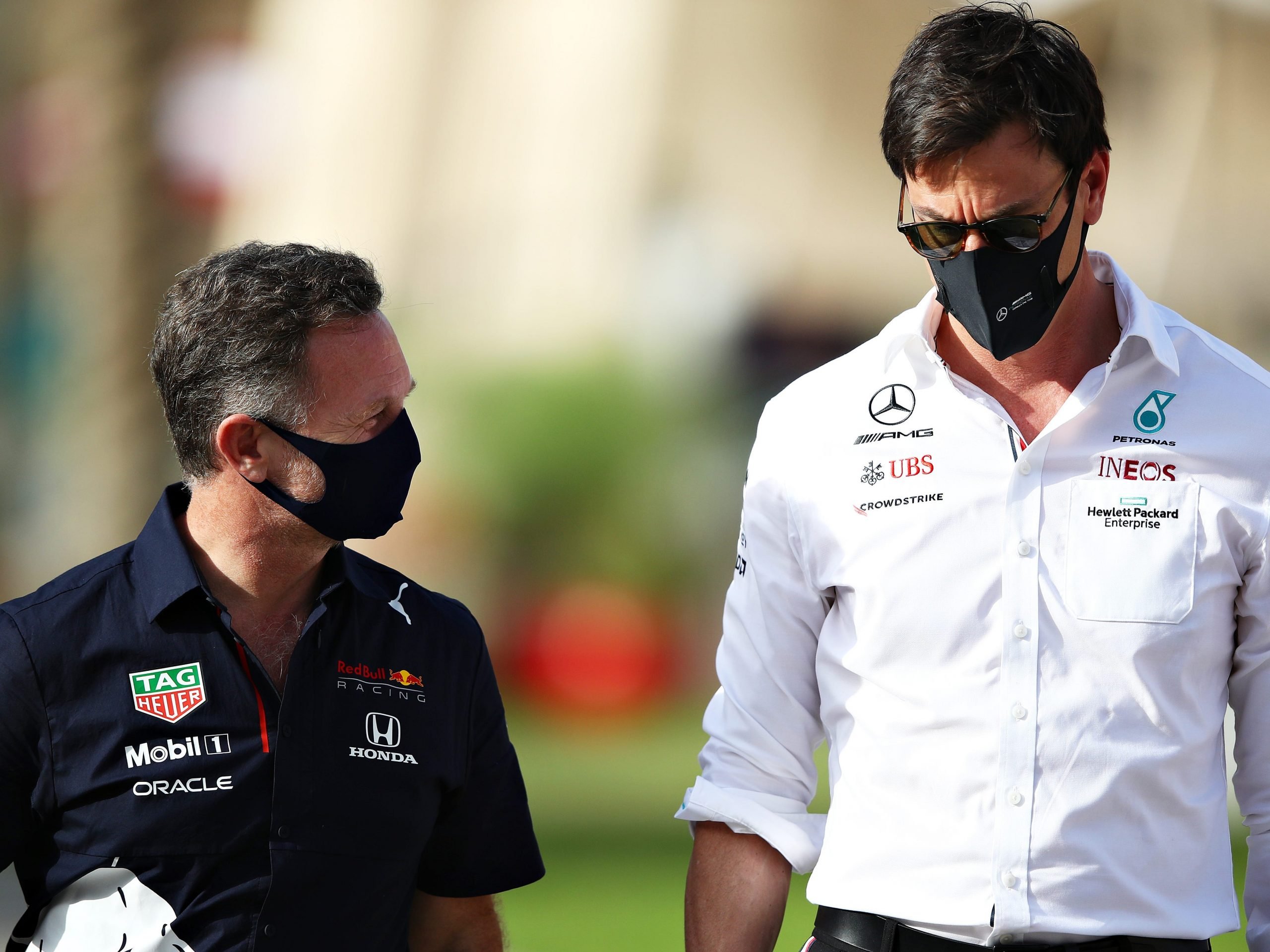 Christian Horner and Toto Wolff