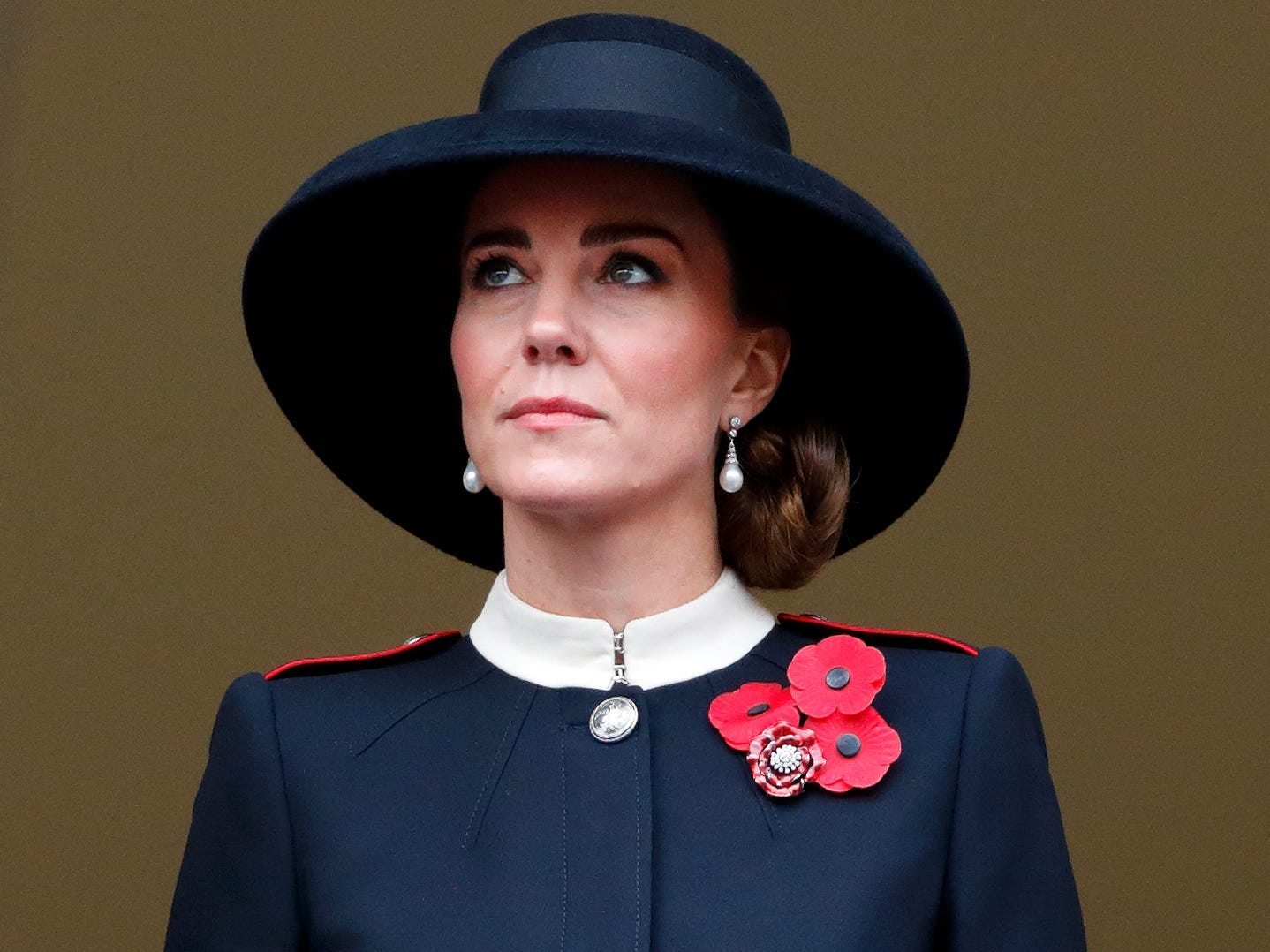 Kate Middleton at the annual Remembrance Sunday service on November 14, 2021.