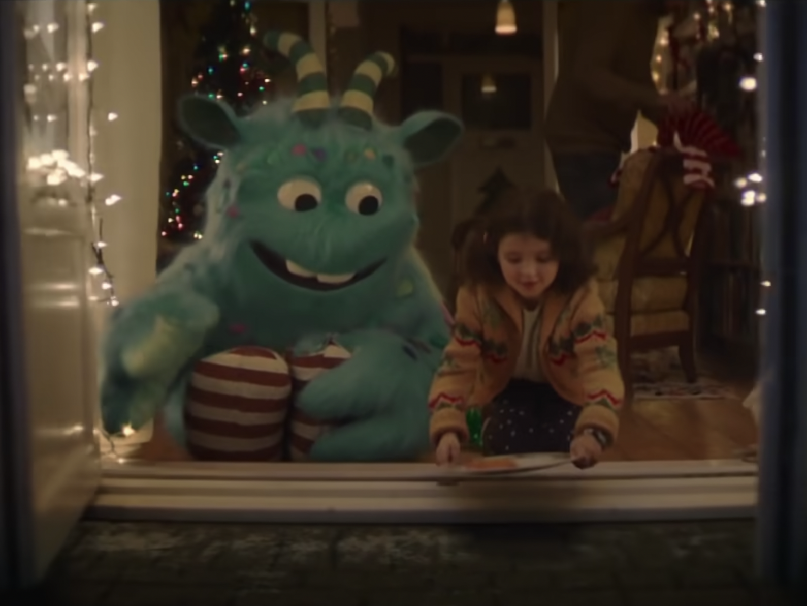 A McDonald's Christmas ad shows the relationship between a girl and her imaginary friend, Iggy.