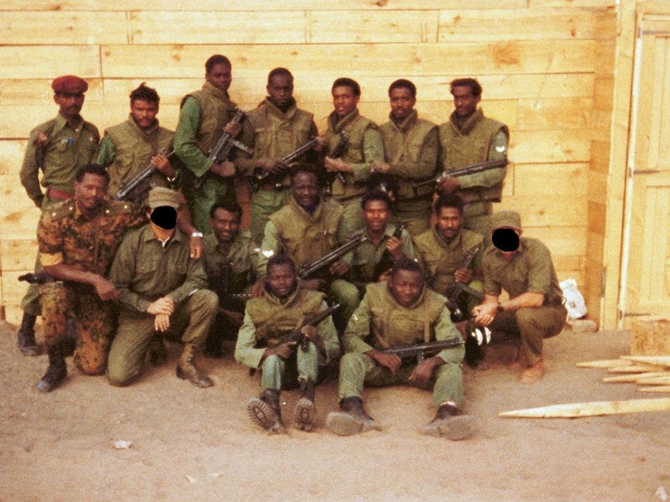 US Army Delta Force advisers and Sudanese commandos