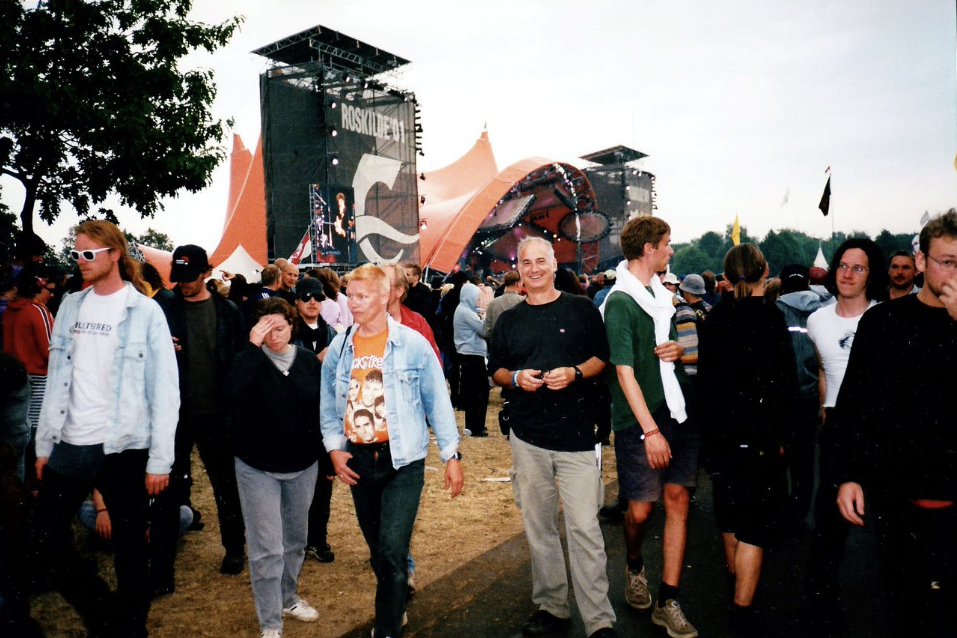 Paul Wertheimer at the Roskilde Fest concert in Denmark.