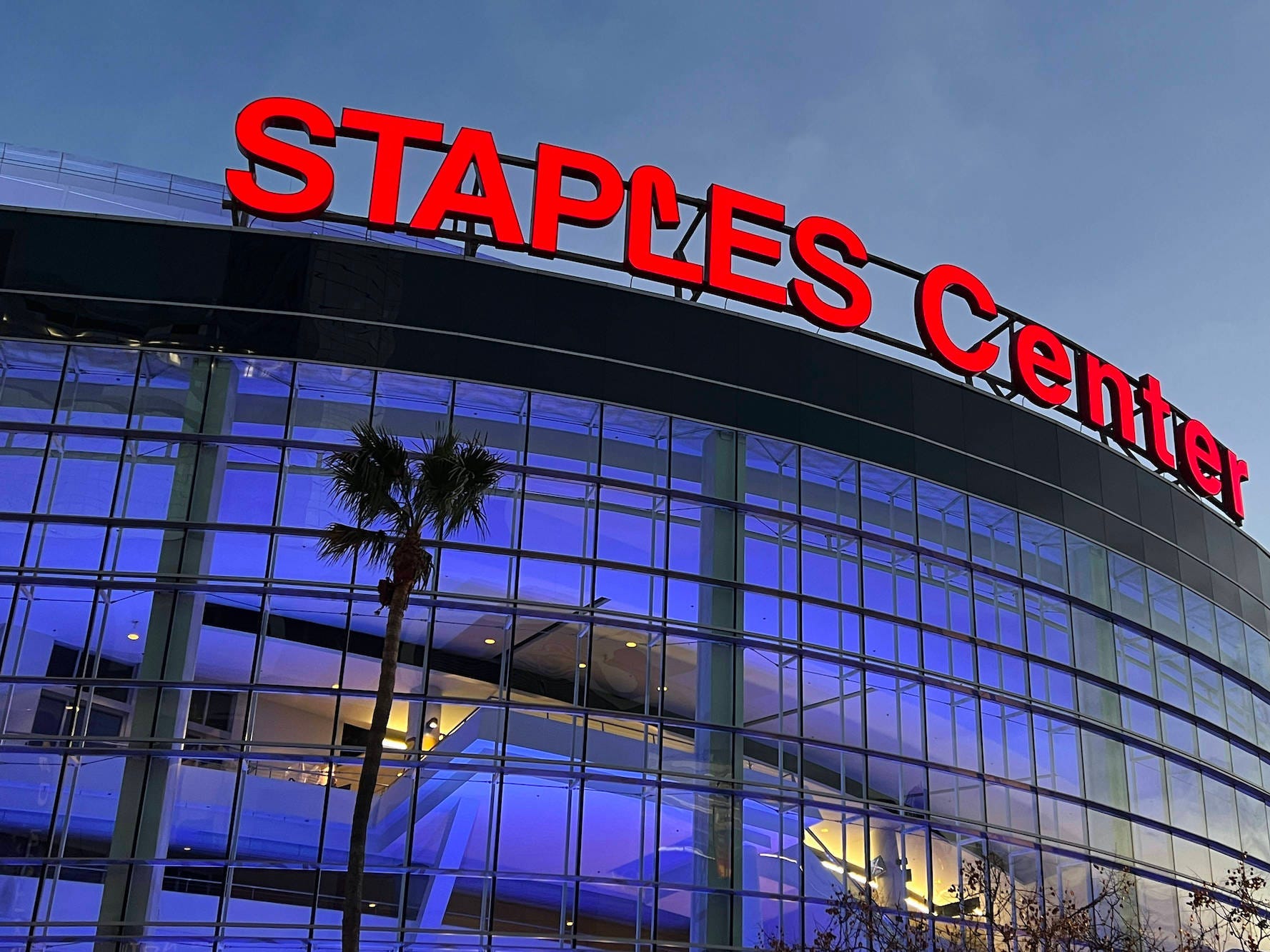 The Staples Center exterior