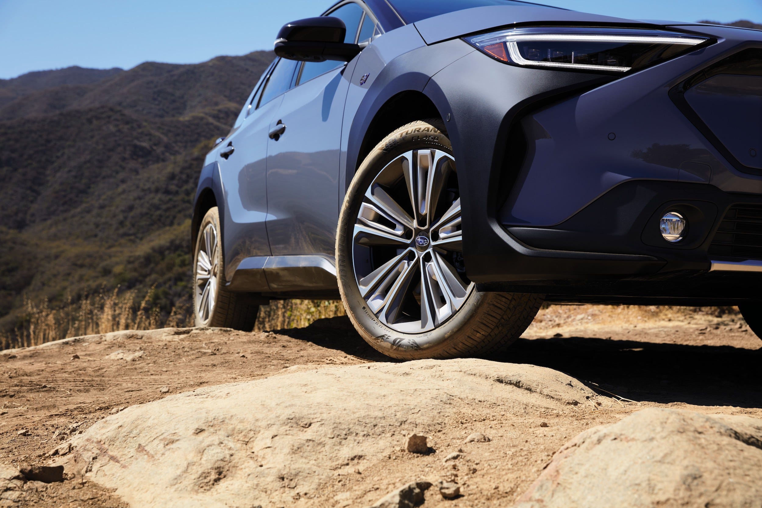 The 2023 Subaru Solterra electric SUV.