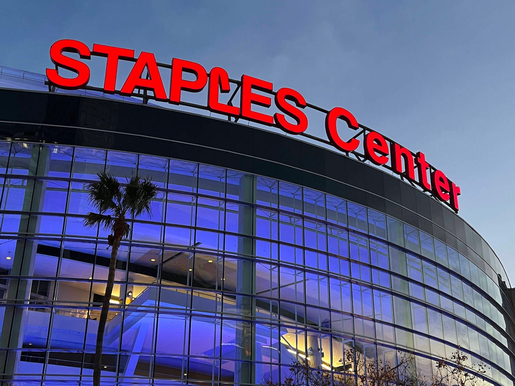 The Staples Center exterior