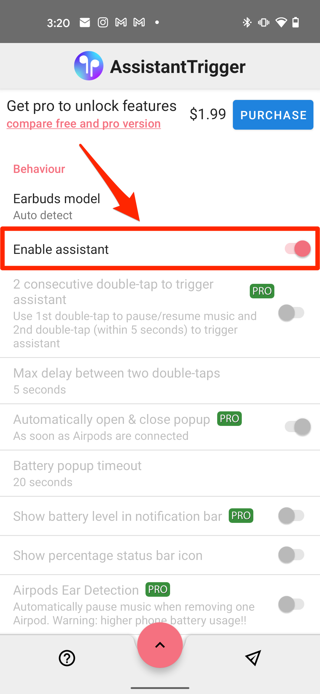 Assistant trigger online airpods