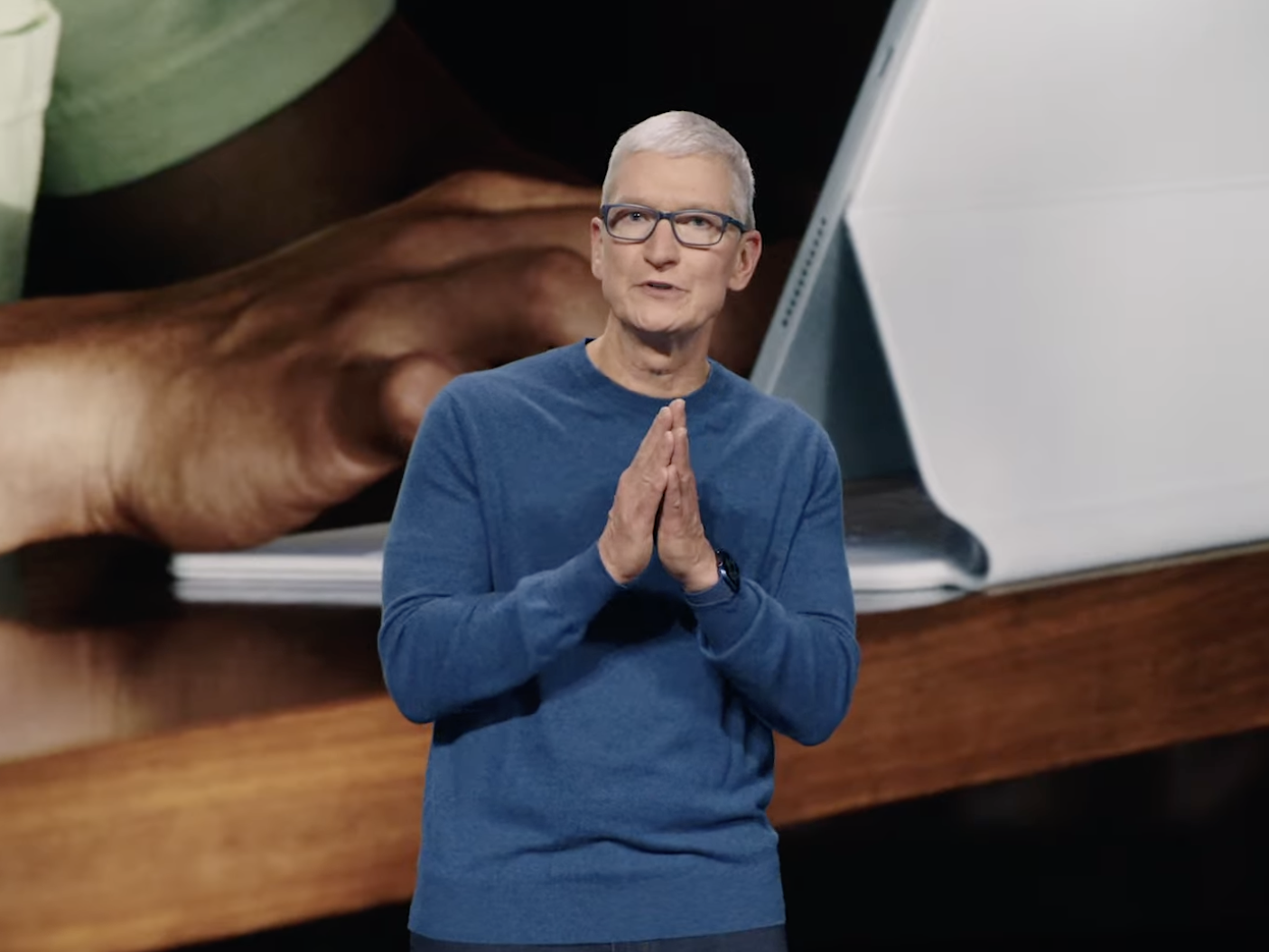 Tim Cook at Apple's iPhone 13 event