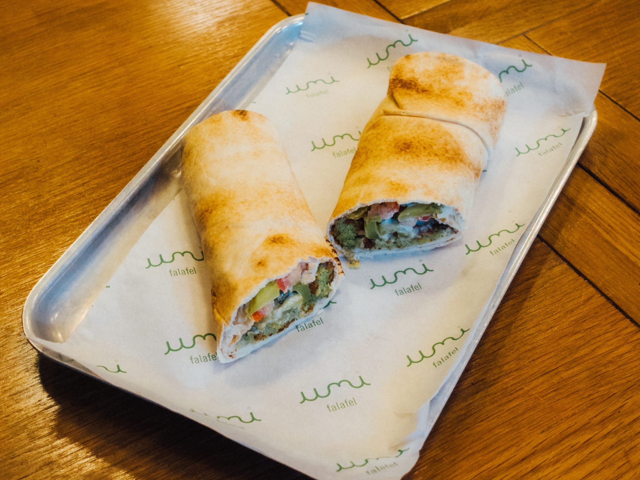 A plate of falafel at Umi in Dublin.