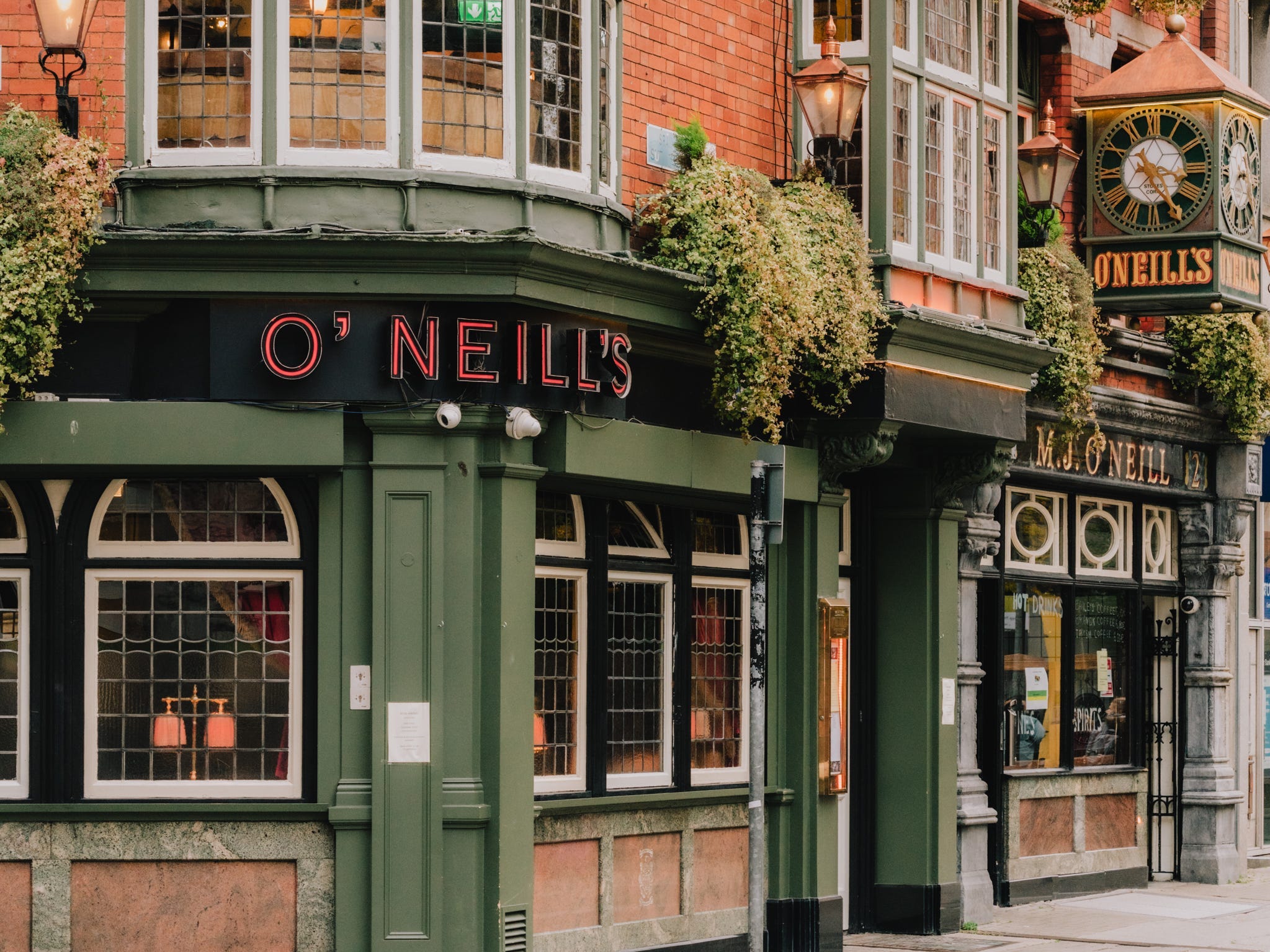 The exterior of O'Neills pub in Dublin.